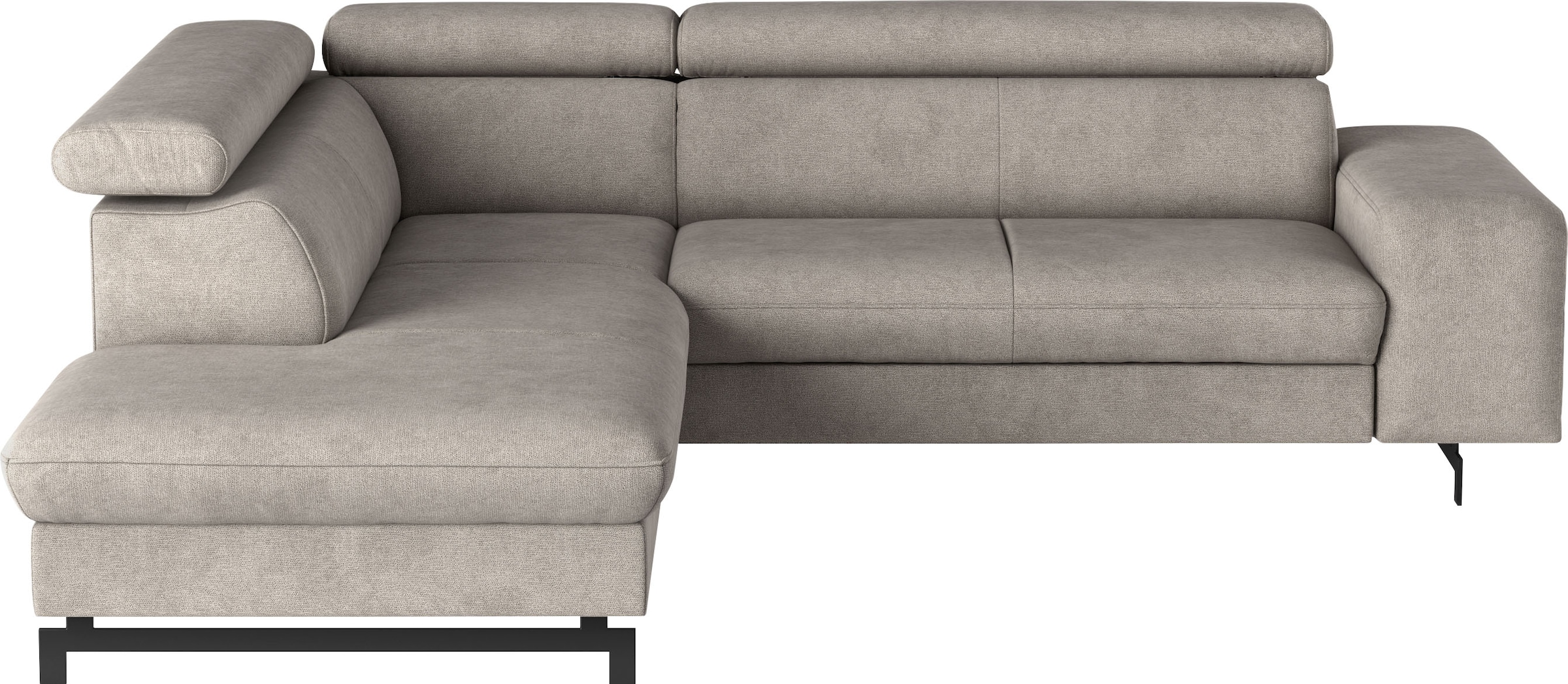 COTTA Ecksofa »Emma L-Form«, mit Kopfteilverstellung, wahlweise mit Bettfunktion & Bettkasten