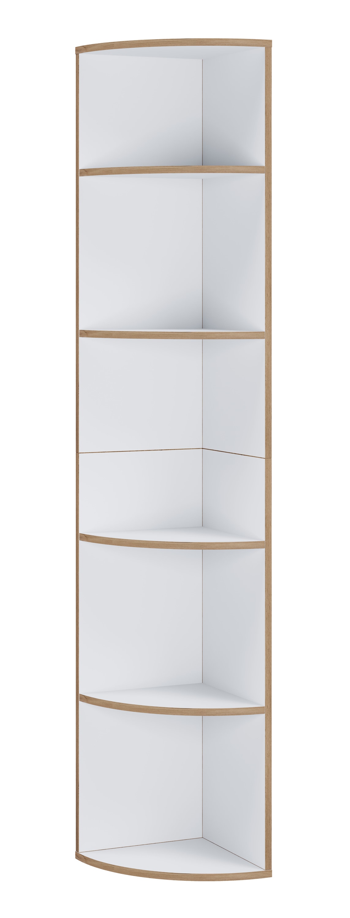 VCM Bücherregal »Elegantes Holzregal Eckregal Regal Salia 5fach« 1 Stk. tlg.