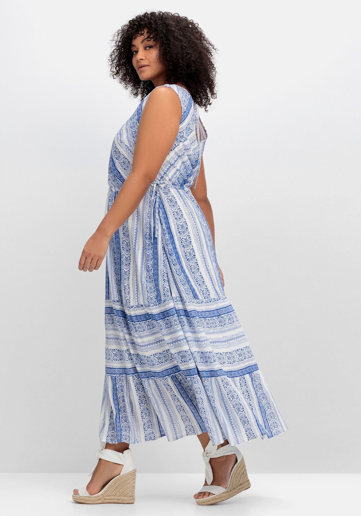 Sheego Sommerkleid »Maxikleid mit Alloverdruck«