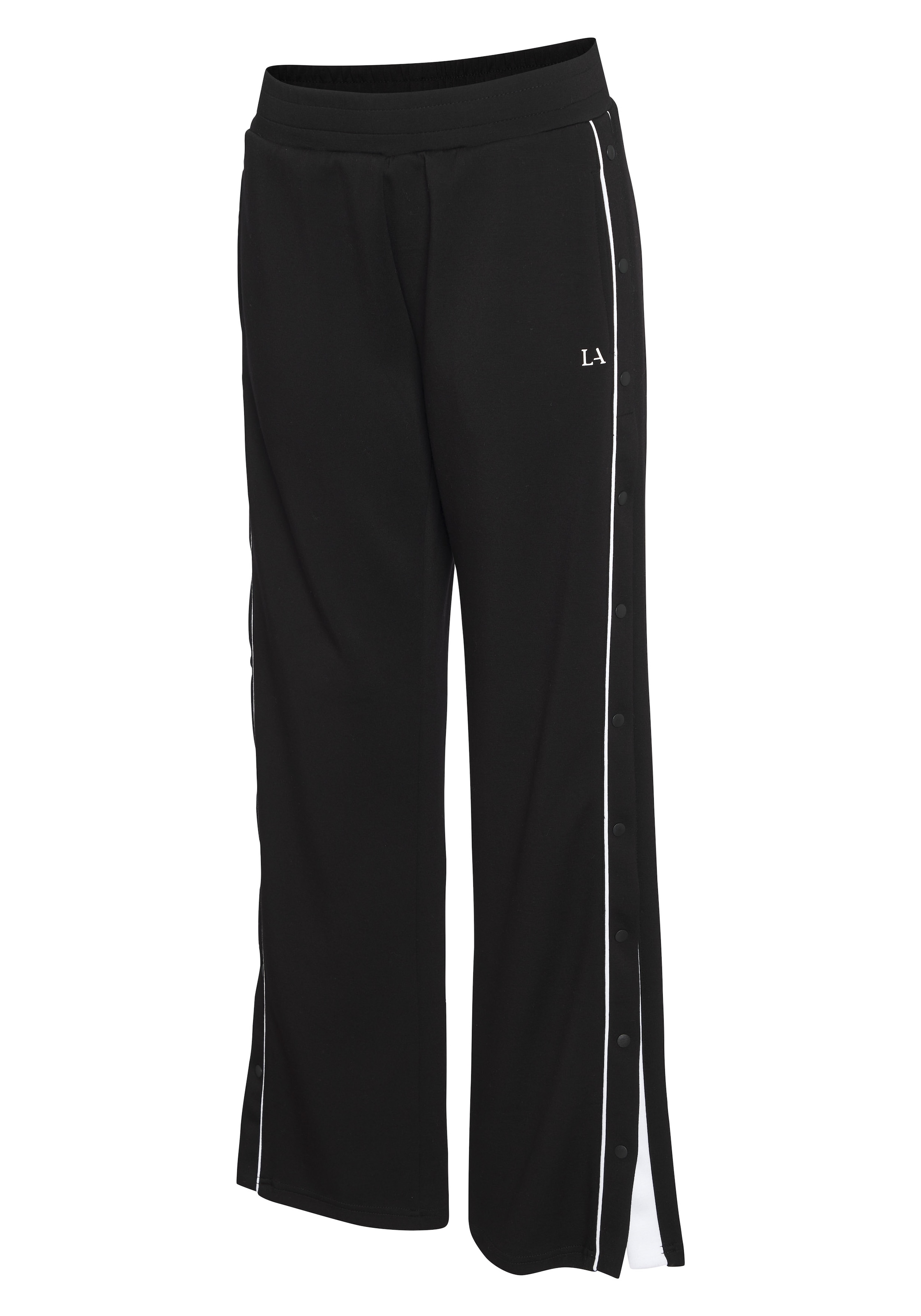 LASCANA ACTIVE Jogginghose  mit seitlicher Knopfleiste, Sweathose, Relaxhose, Baggy Pants