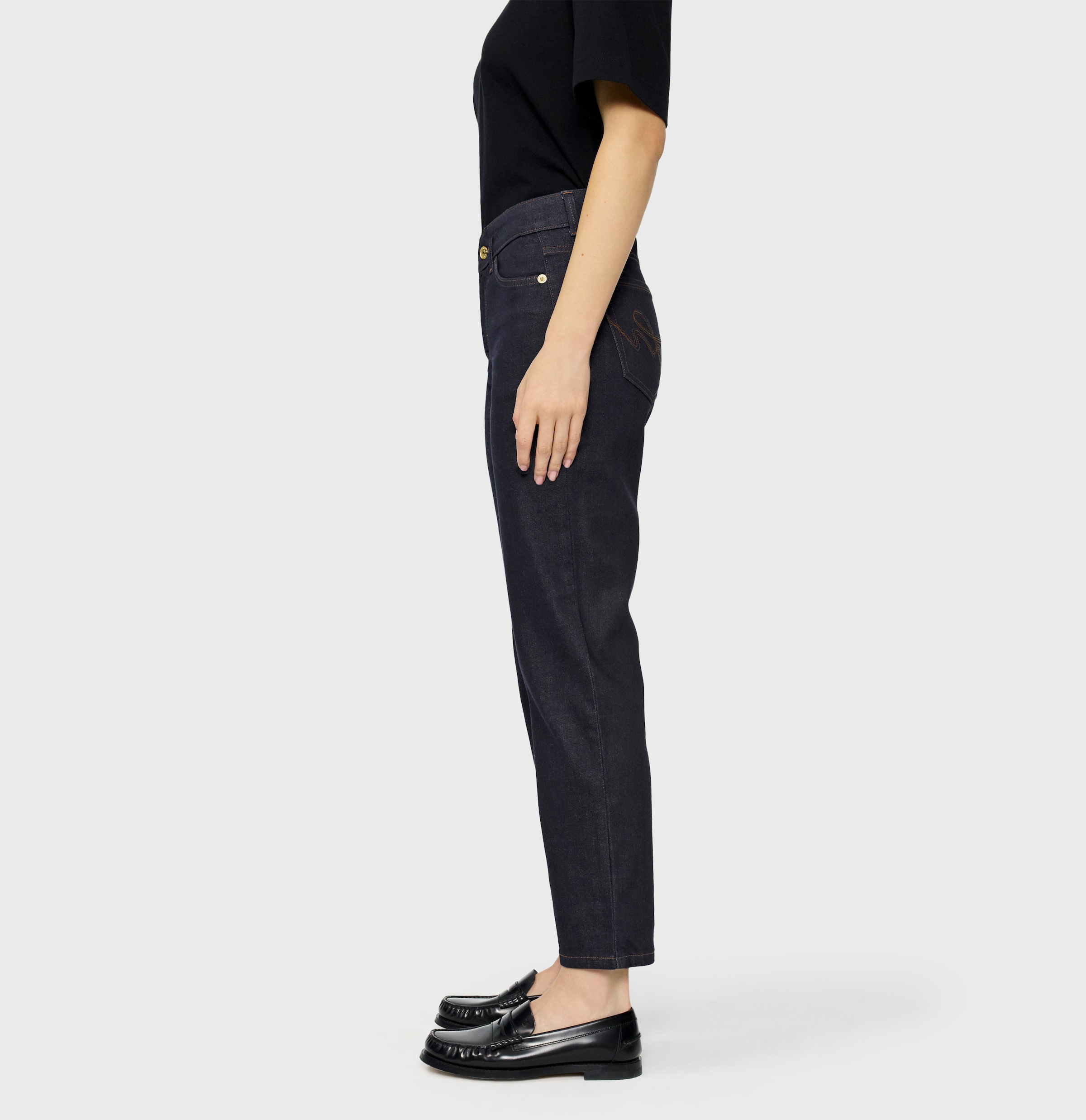 MAC Slim-fit-Jeans »CARRIE straight« Atmungsaktiver Ganzjahres-Denim