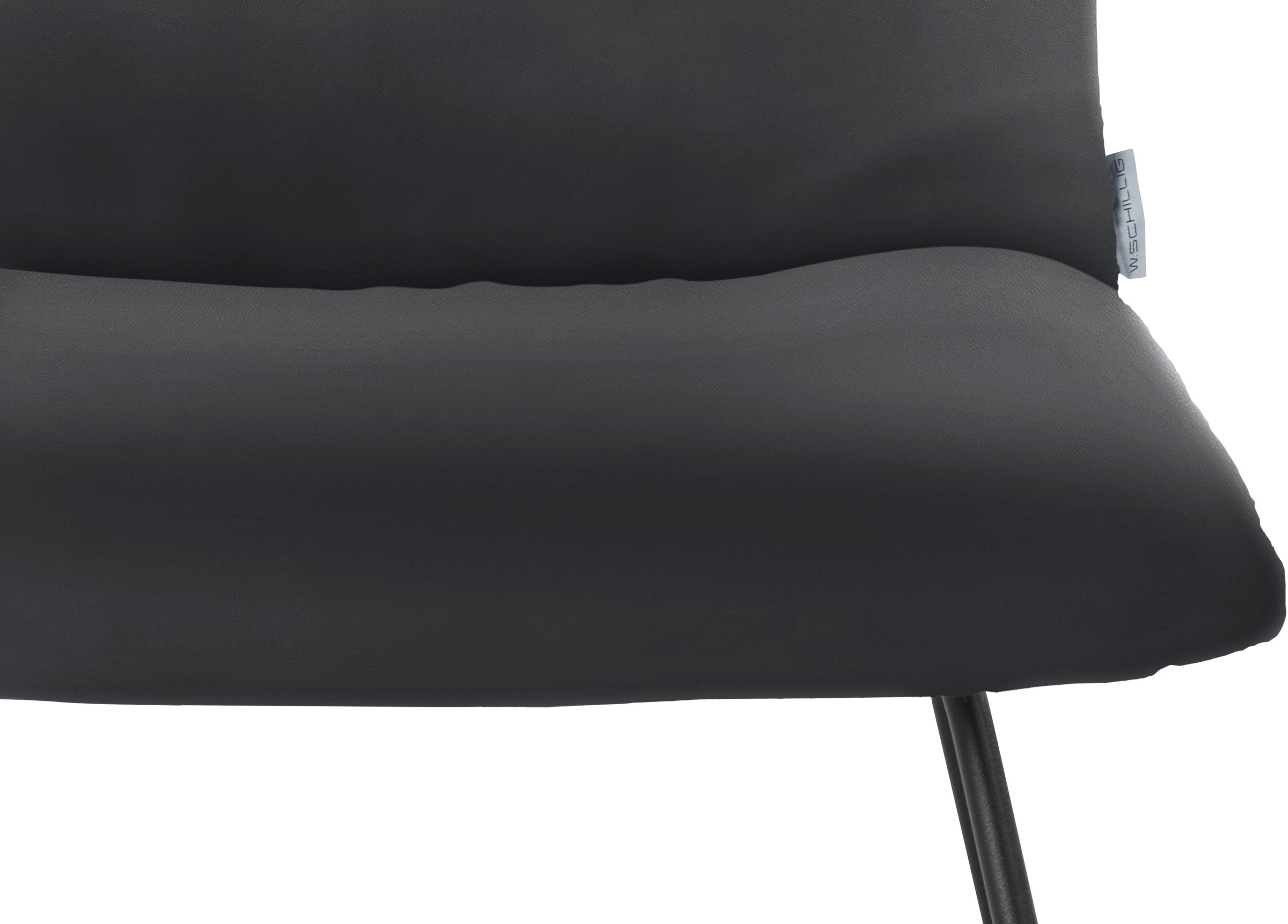 W.SCHILLIG Polsterstuhl »jakob« () mit Drahtrohrgestell in Schwarz pulverbeschichtet