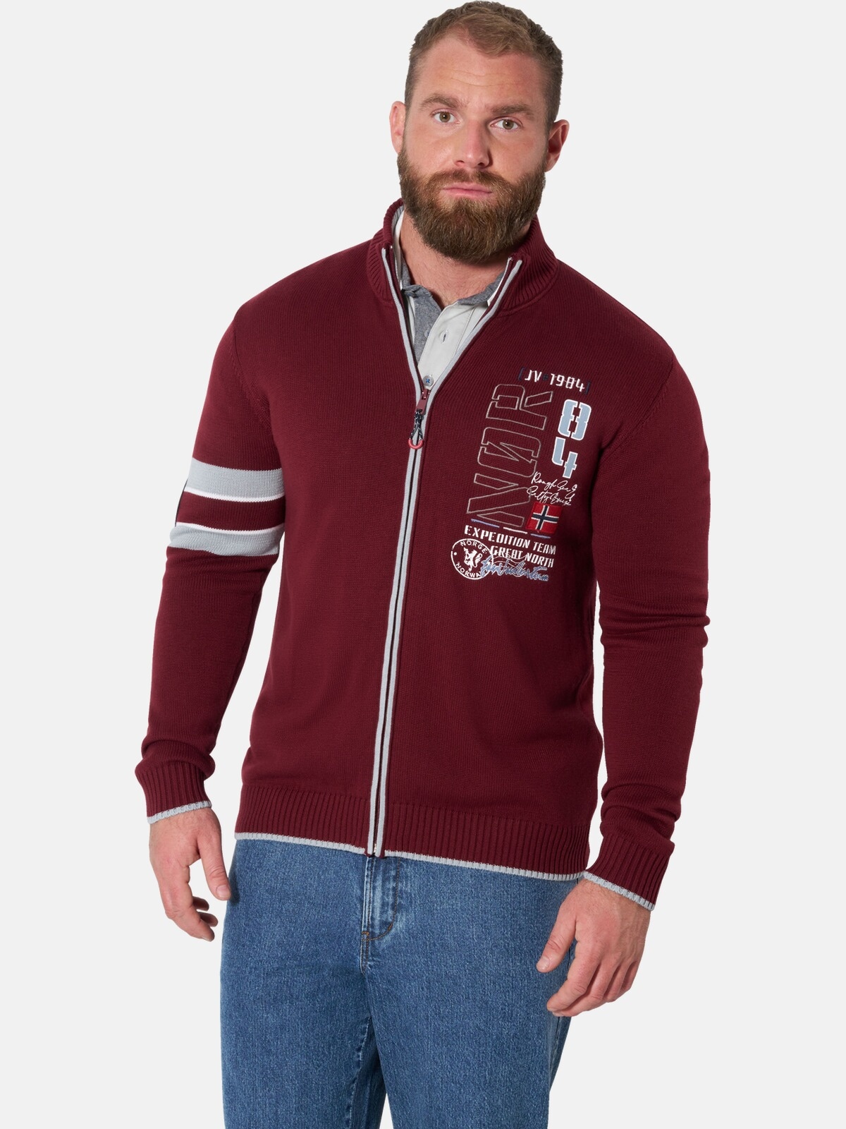 Jan Vanderstorm Strickjacke »Strickjacke ROLUF«