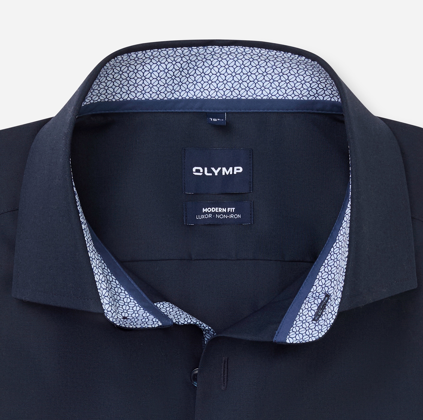 OLYMP Langarmhemd »Luxor modern fit« modern fit, Global-Kentkragen, Businesshemd