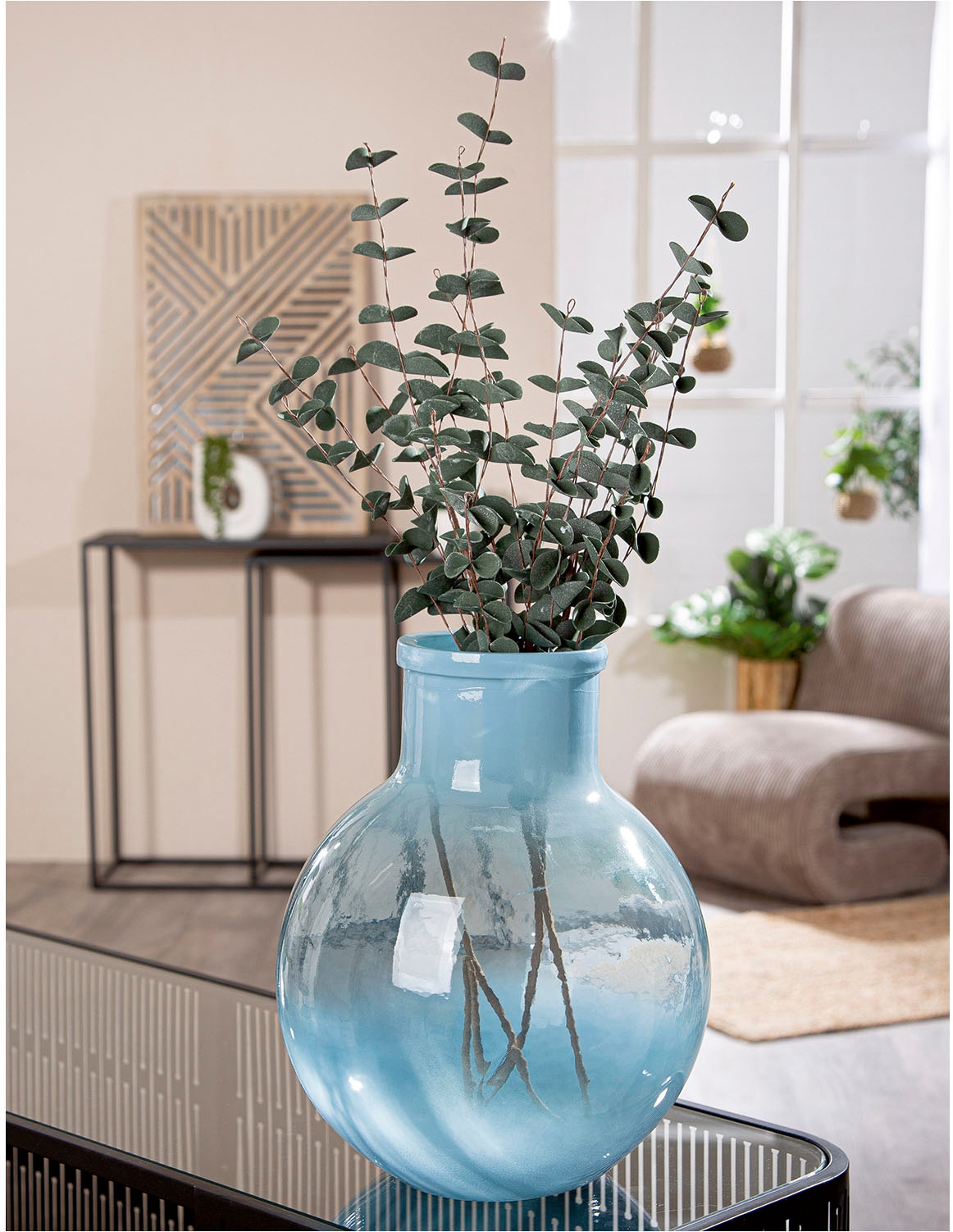 GILDE Tischvase »Vase bauchig "Novelle"«, (1 St.)