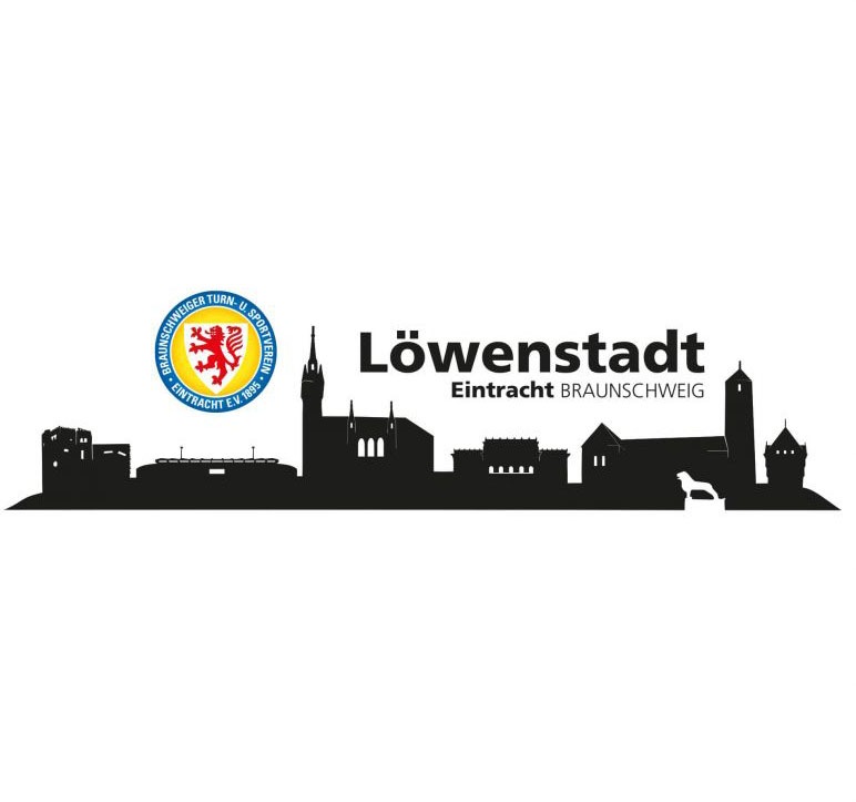 Wall-Art Wandtattoo »Eintracht Braunschweig Skyline«