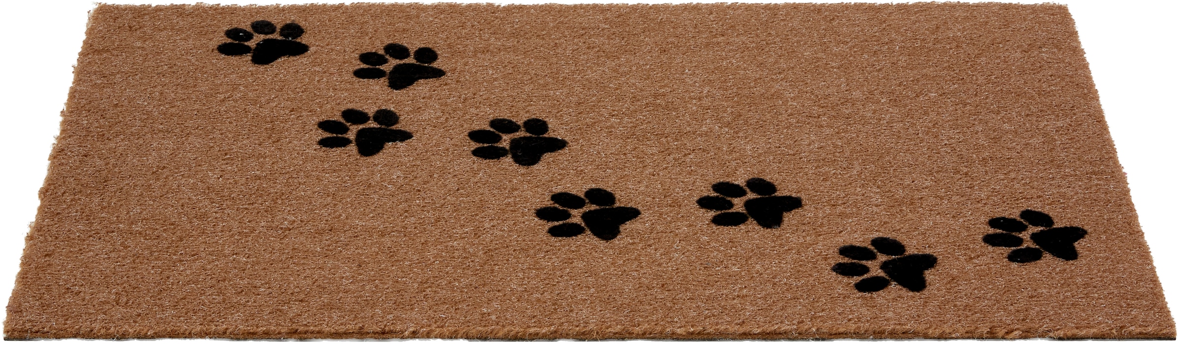 ASTRA Fußmatte »Power Flock 2« rechteckig 10 mm Höhe Flock Fussmatte, Türmatte mit Hundepfoten, wetterfest