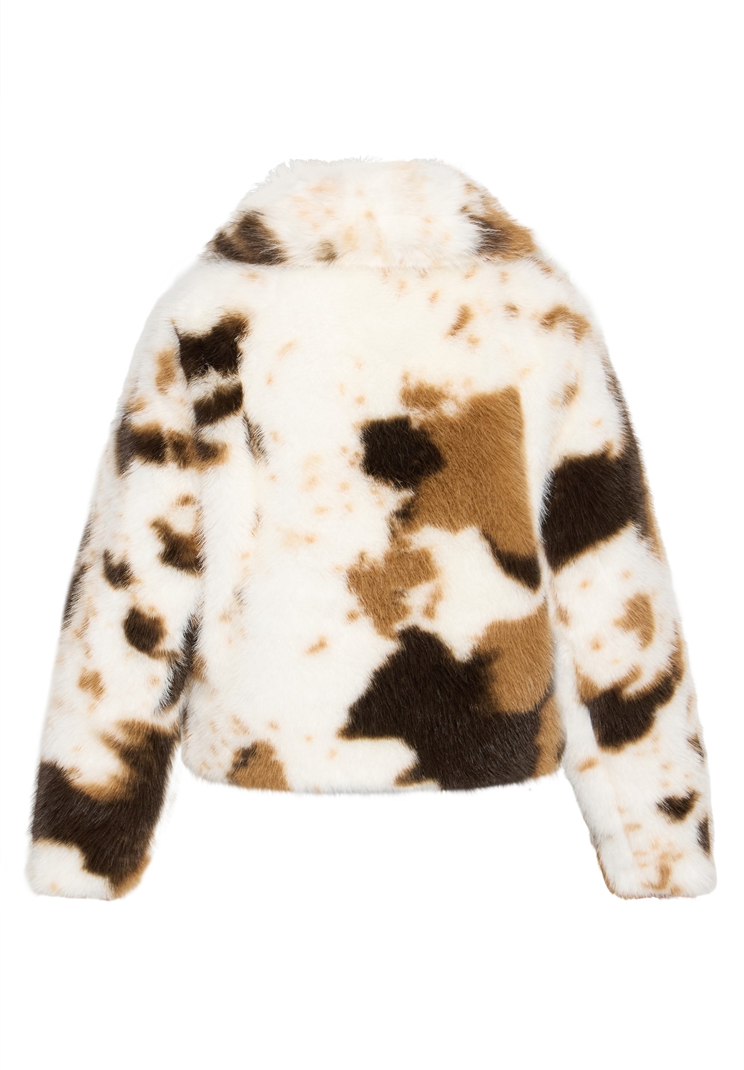 Amber & June Plüschjacke »Plüschjacke mit Taschen«