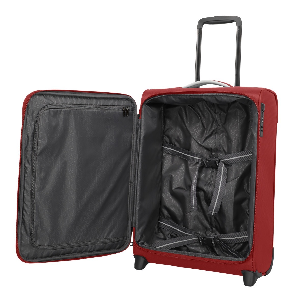 travelite Handgepäck-Trolley »JETPACK Multi Light 2 Cabin Handgepäck Koffer« 41 l 2 Rollen Weichgepäck, passend für Ryanair, Condor und viele gängige Airlines