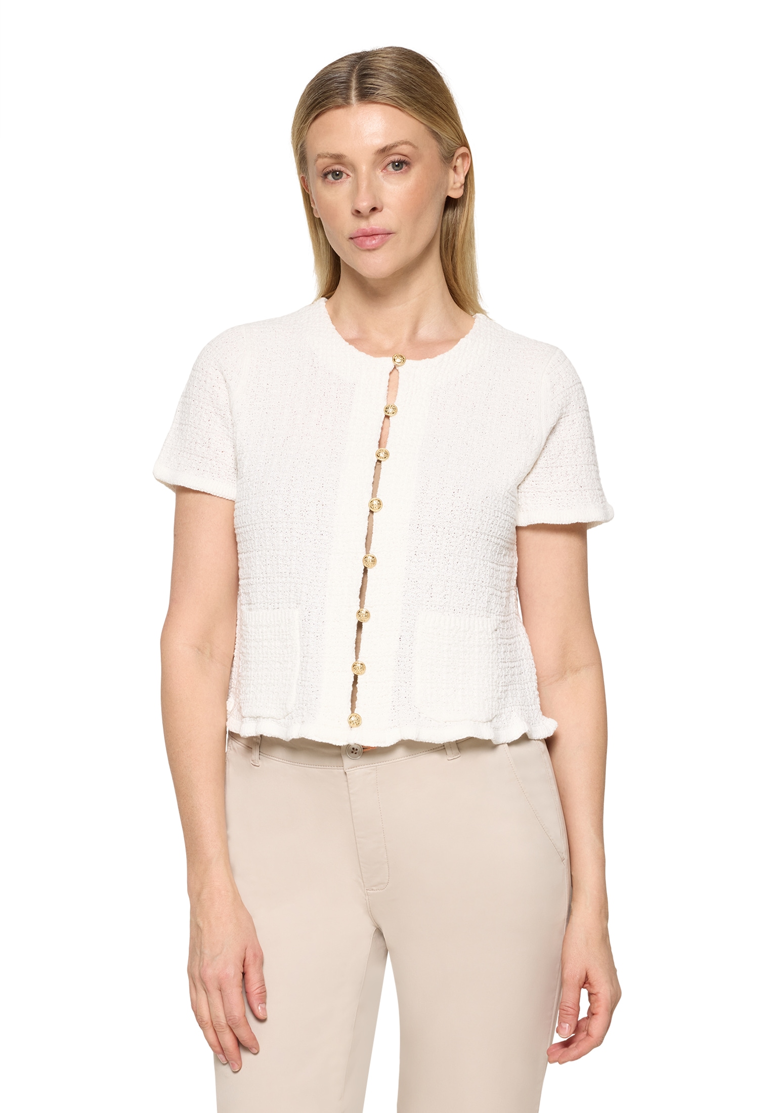 Cartoon Cardigan »Strick-Cardigan mit Rundhalsausschnitt«