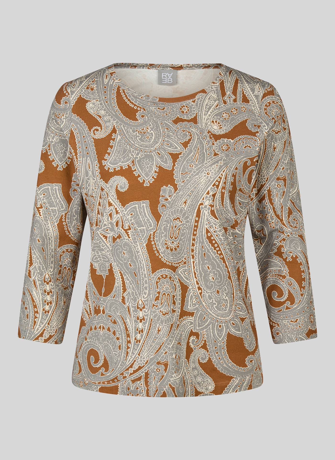 Rabe 3/4-Arm-Shirt Sommershirt mit Allover-Muster