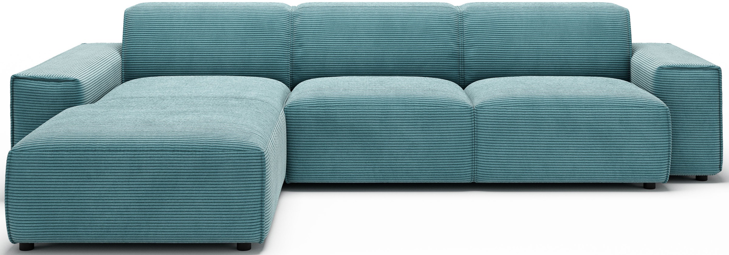 andas Ecksofa »Glimminge auch in Breitcord, Feincord, Bouclé + Easy care-Bezug«, L-Form, Breite 294, Zierkissen