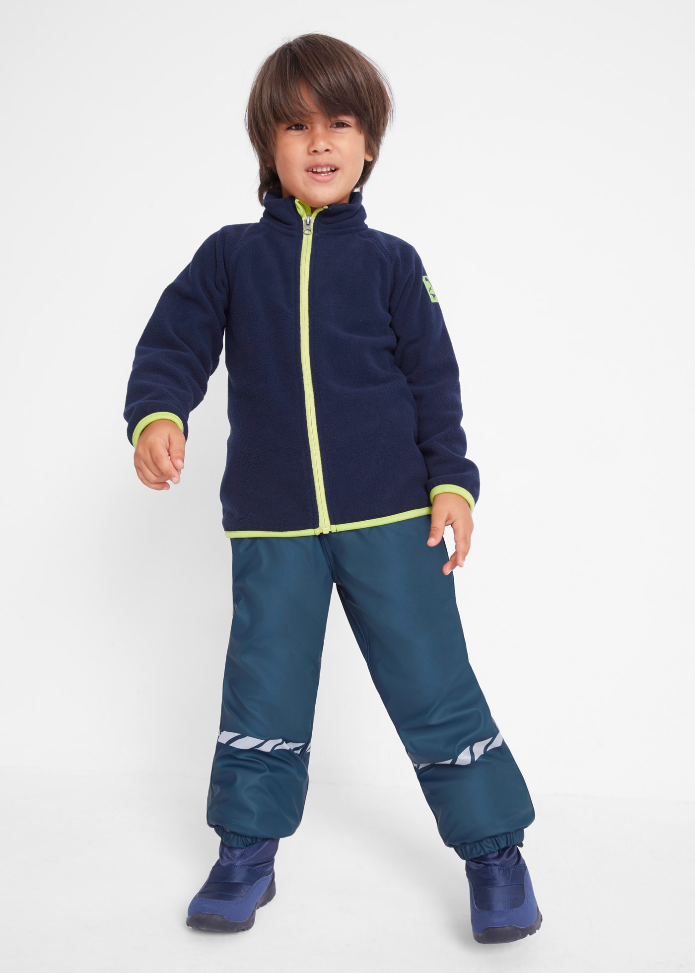 bonprix Regenhose »Thermo Regenhose mit Fleecefutter«  mit wasserdichtem Obermaterial, mit verschweißten Nähten