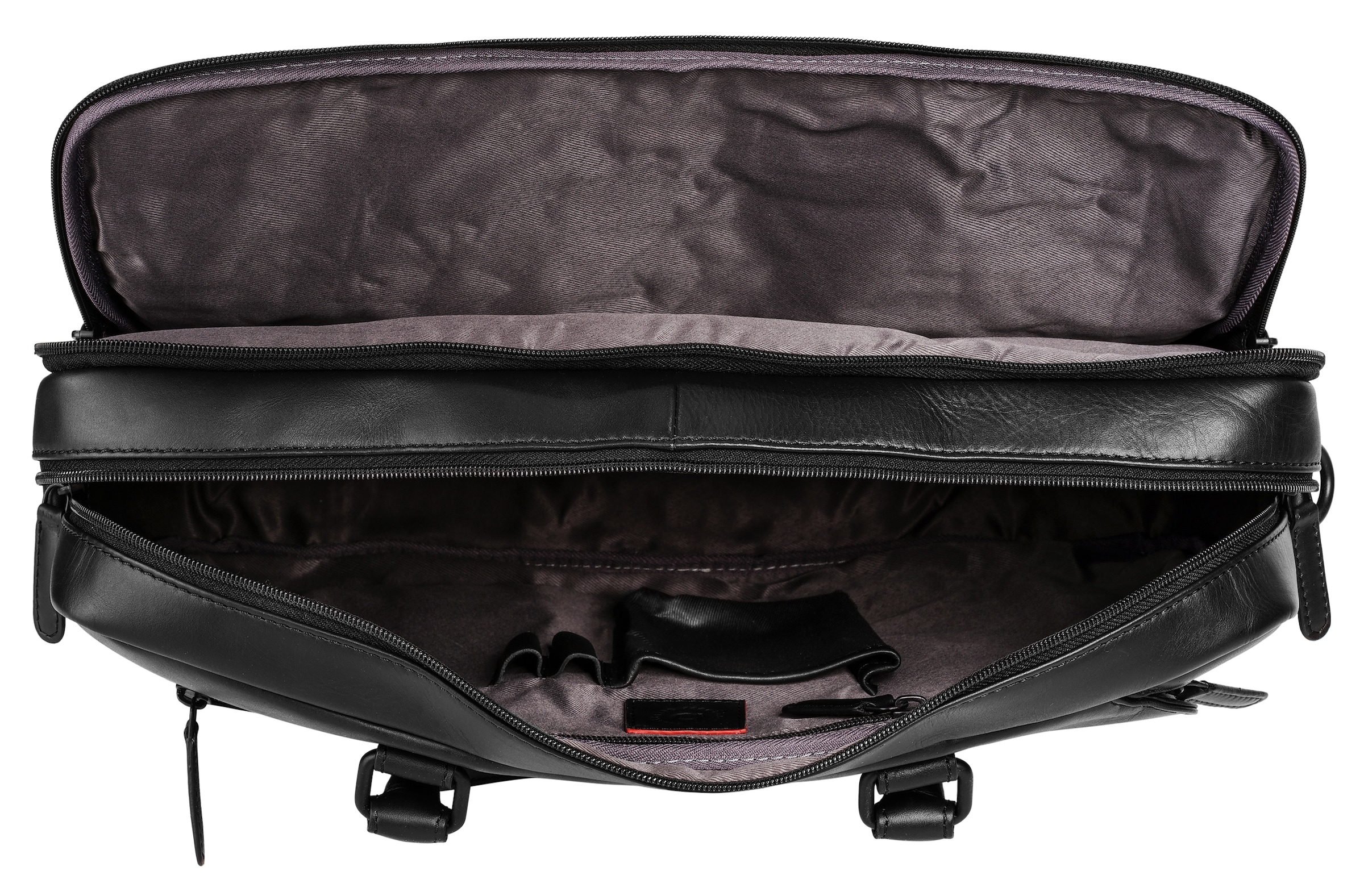 bugatti Aktentasche »CLARK«, echt Leder