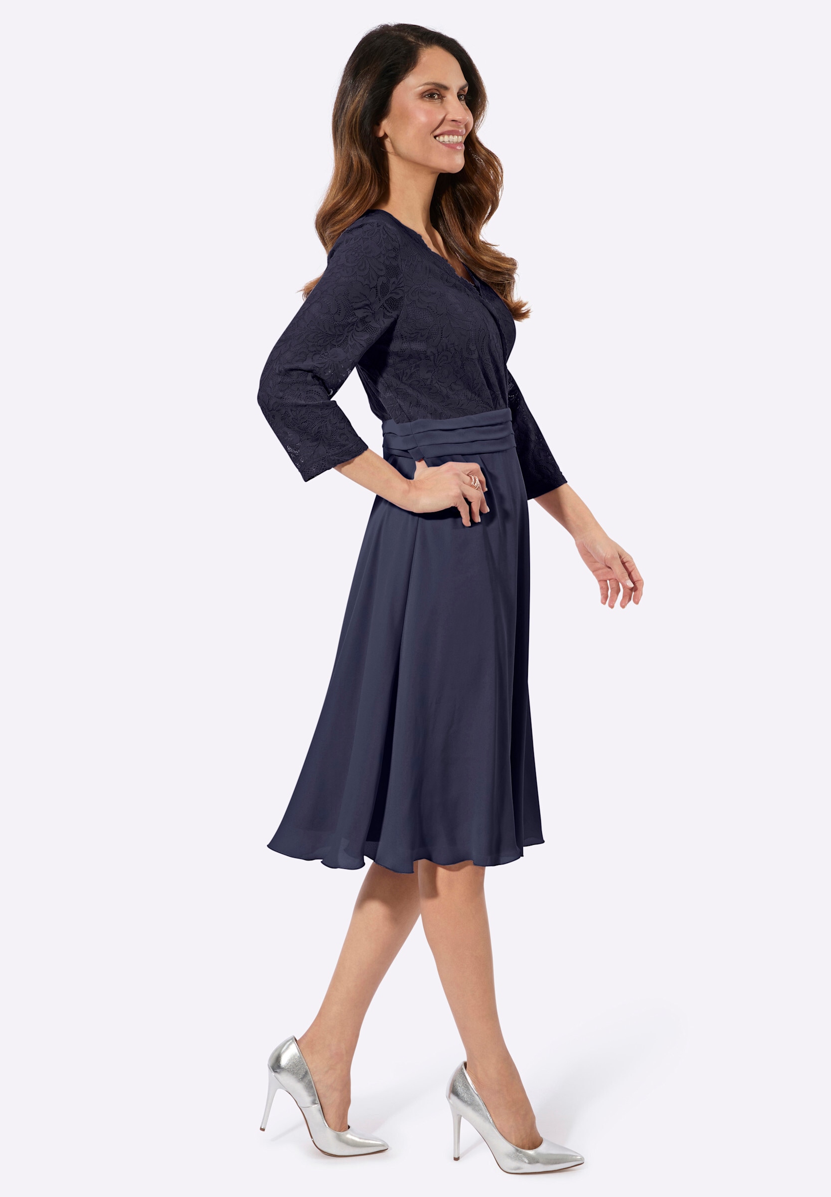 Witt Jerseykleid »Spitzen-Kleid Spitzenkleid« Ohne Tasche