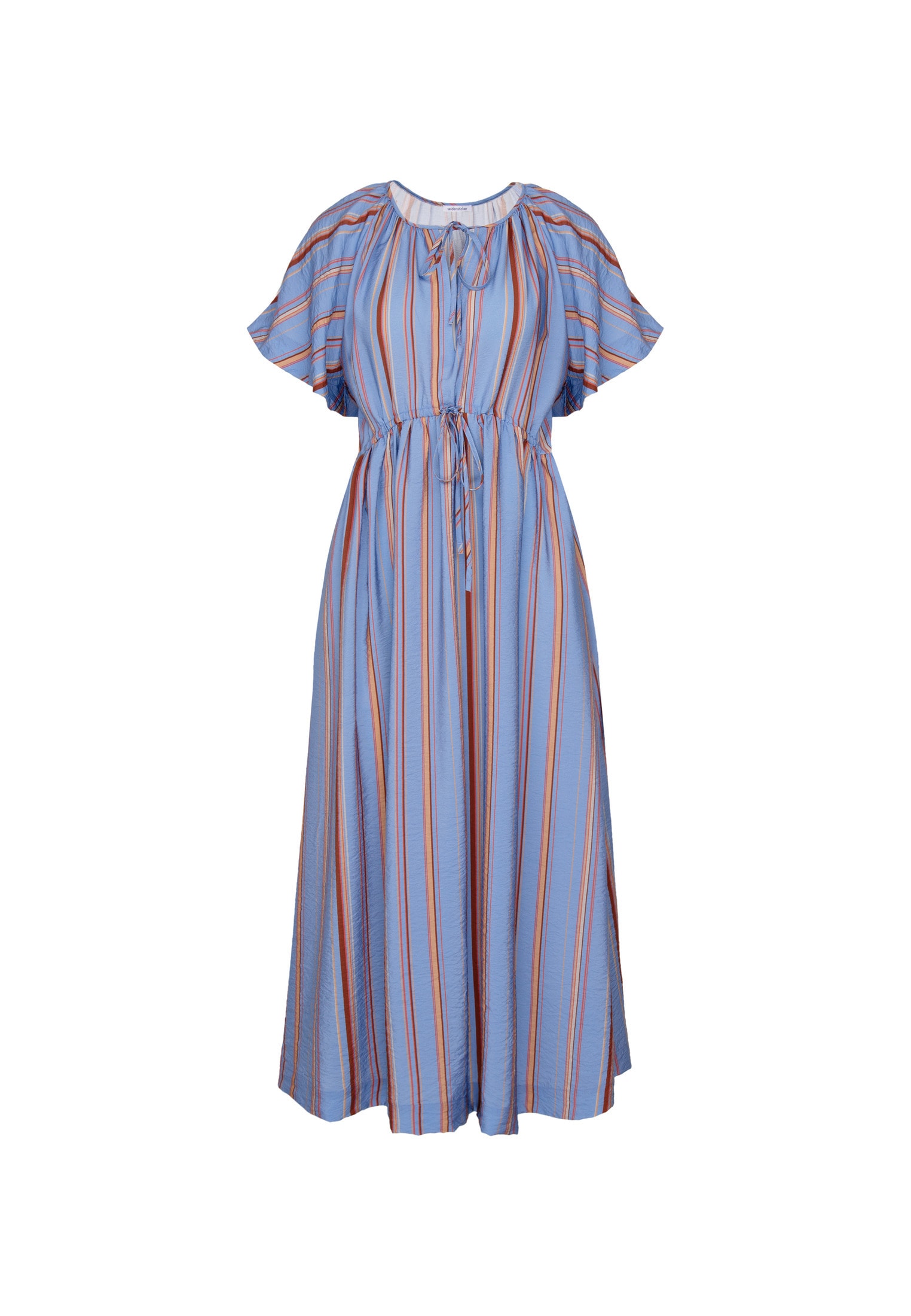 seidensticker Sommerkleid 1/2 Rundhals Gestreift