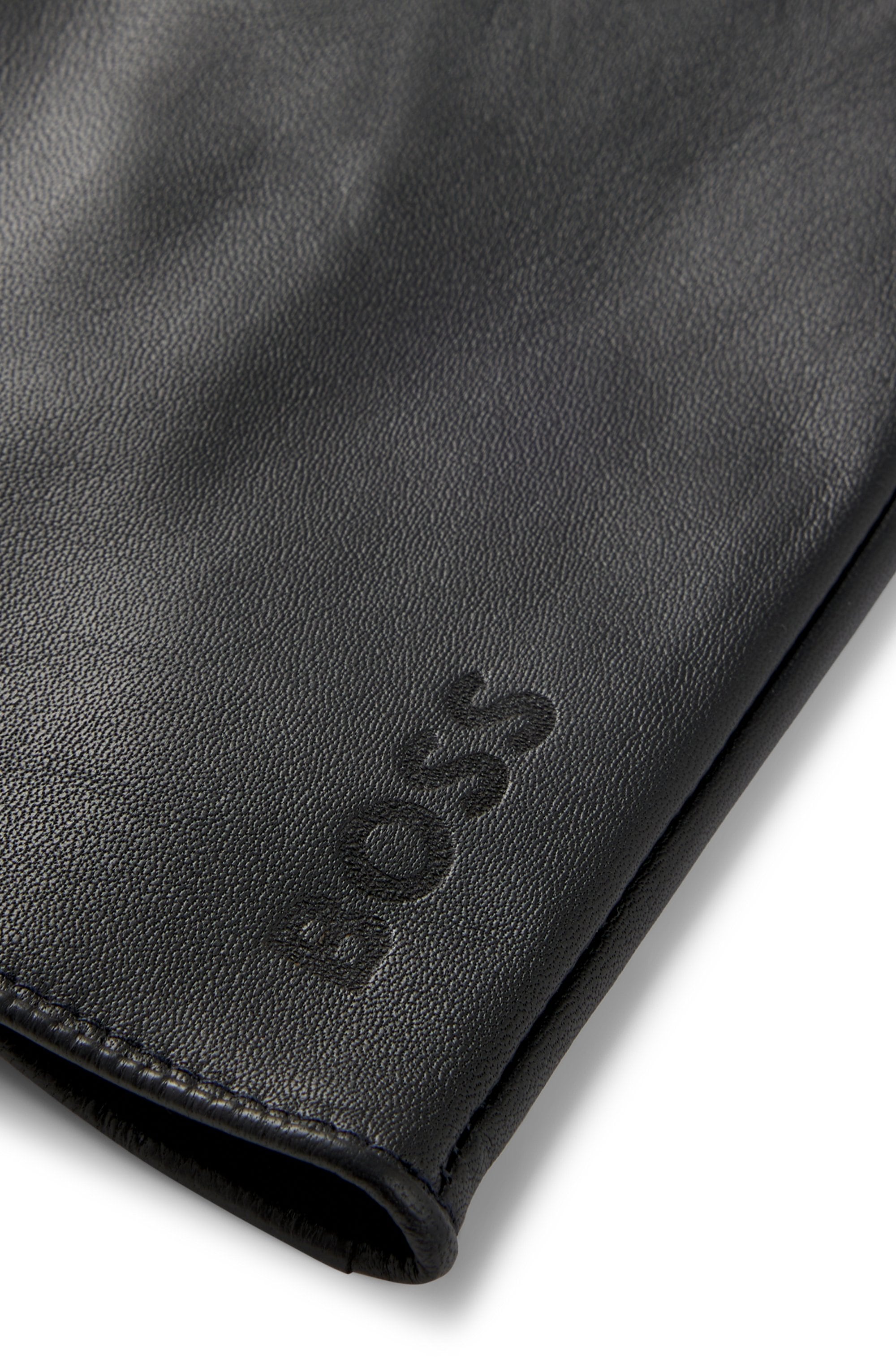 BOSS ORANGE Lederhandschuhe »Glove« mit Touch Tech Fingertips