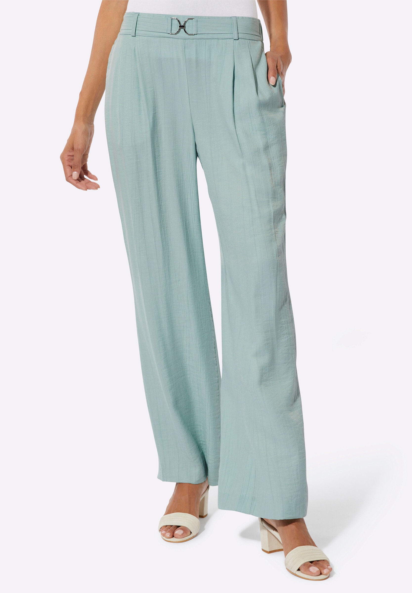 creation L Stoffhose »Hose Schlupfjeans mit modisch weiten Beinen«