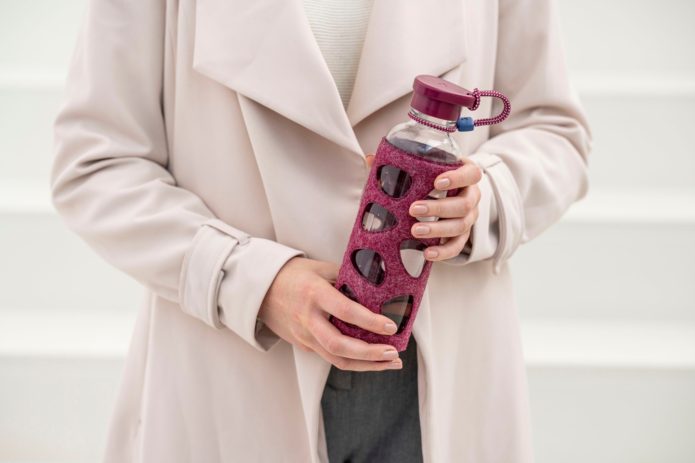 LEONARDO Trinkflasche »IN GIRO«, 100% dicht auch bei kohlensäurehaltigen Getränken