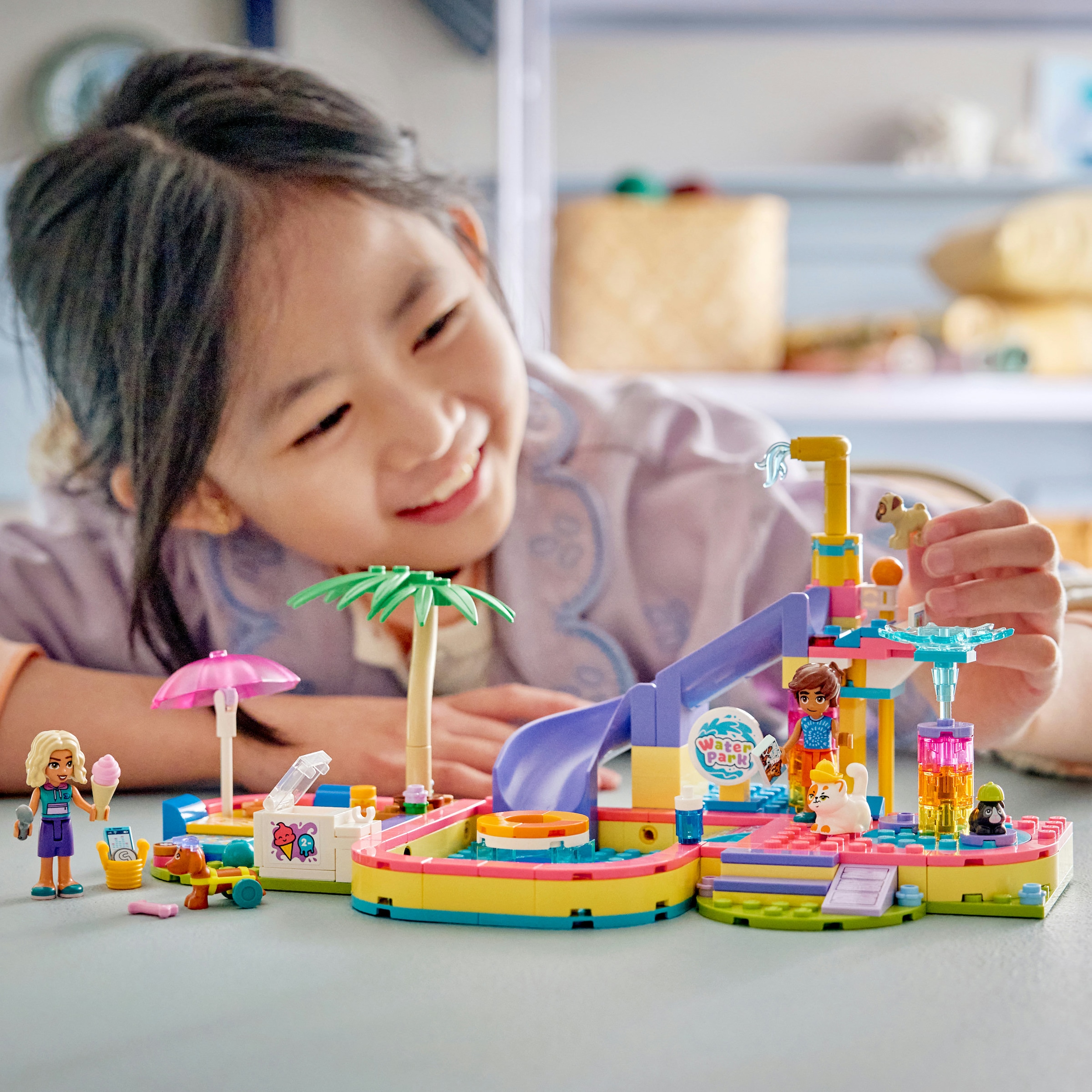 LEGO® Konstruktionsspielsteine »Lustiger Tag im Wasserpark (42676), LEGO Friends« Made in Europe