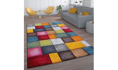 my home Teppich »Kanja«, rechteckig, weiche Haptik, Boho Look, Berber-Optik,  Rauten-Design online bei OTTO