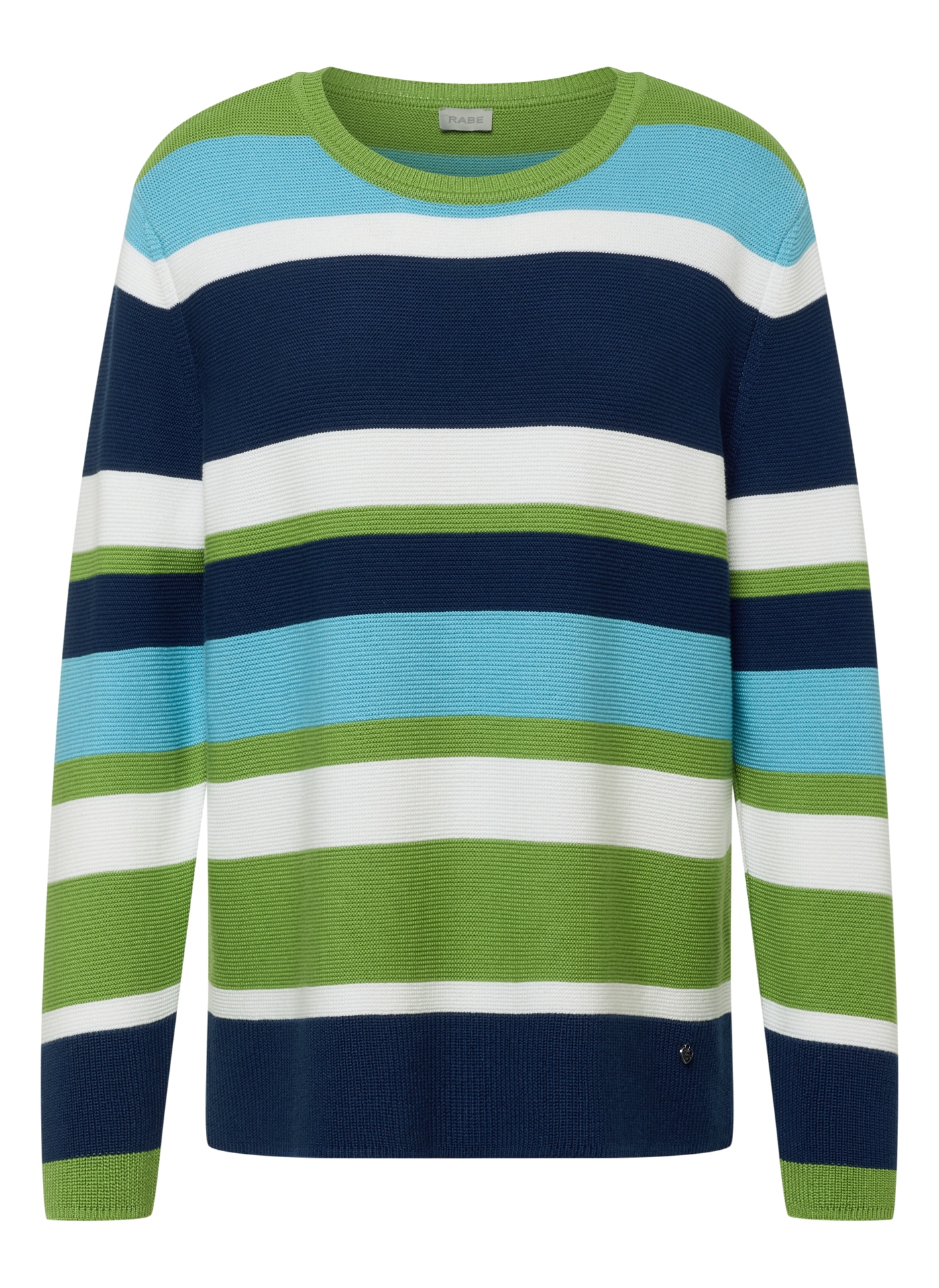 Rabe Strickpullover in Colorblocking-Optik