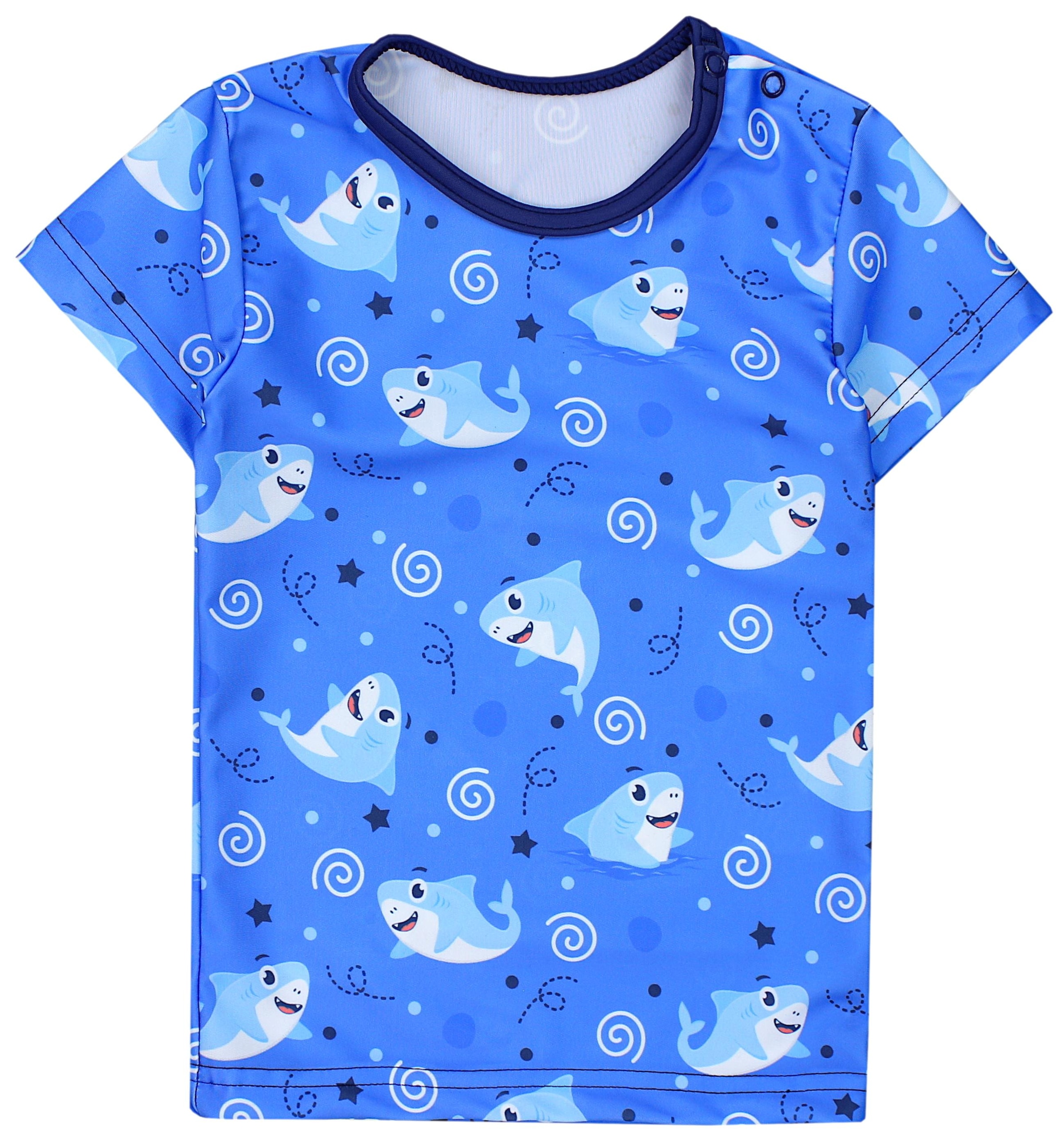 AQUARTI Badeanzug »Badehose Baby Jungen Bade-Set Zweiteiliger Badeanzug T-Shirt Hose«