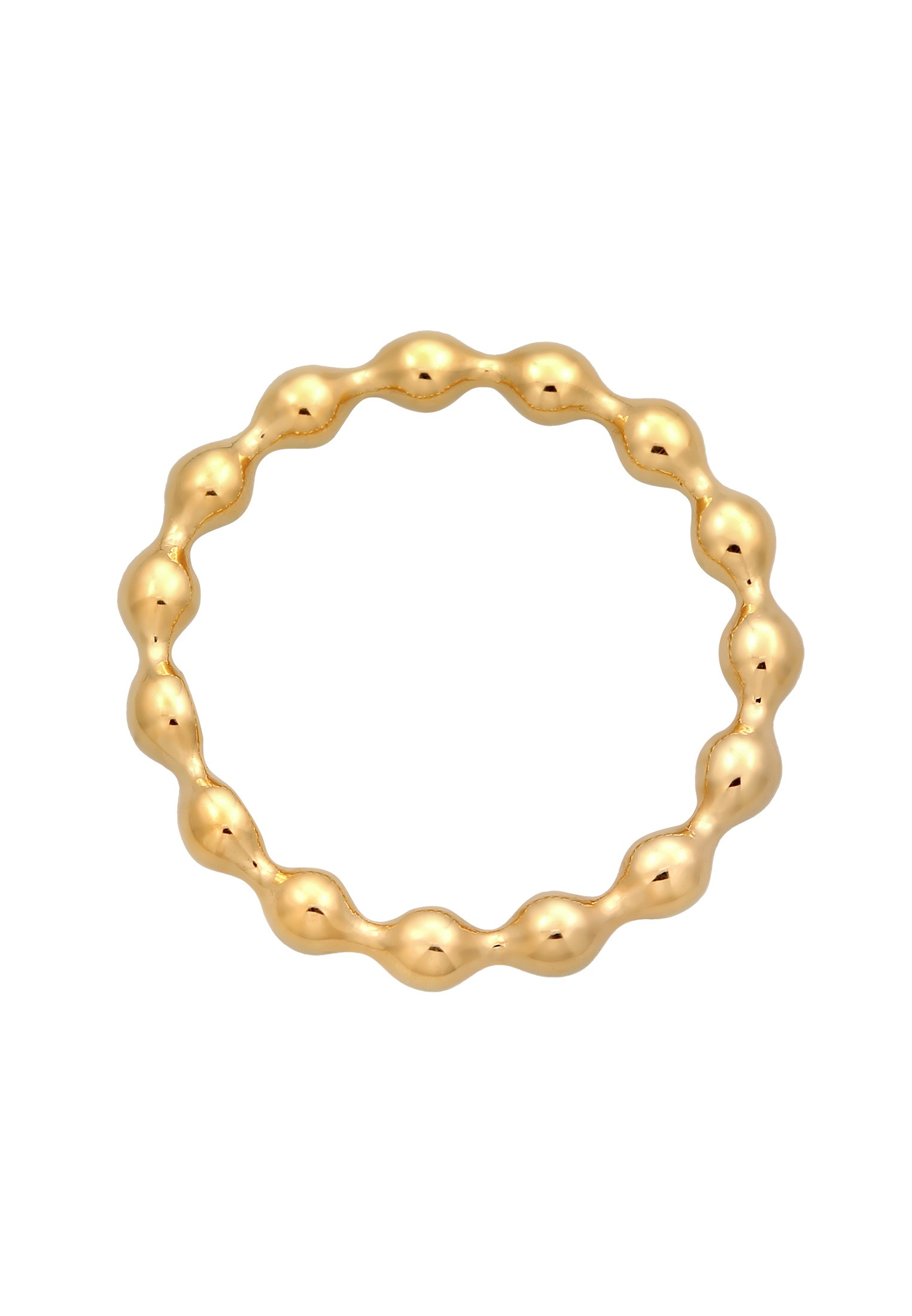 Elli Silberring »Ring Kugel Dots Stapelring Schlicht 925 Silber«