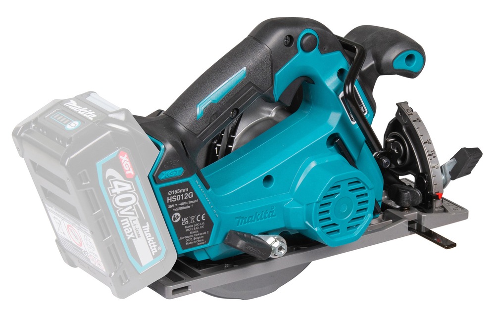Makita Akku-Handkreissäge »»HS012GZ««, (40V max., 57 mm, 5.200 min -1), ohne Akku, ohne Ladegerät