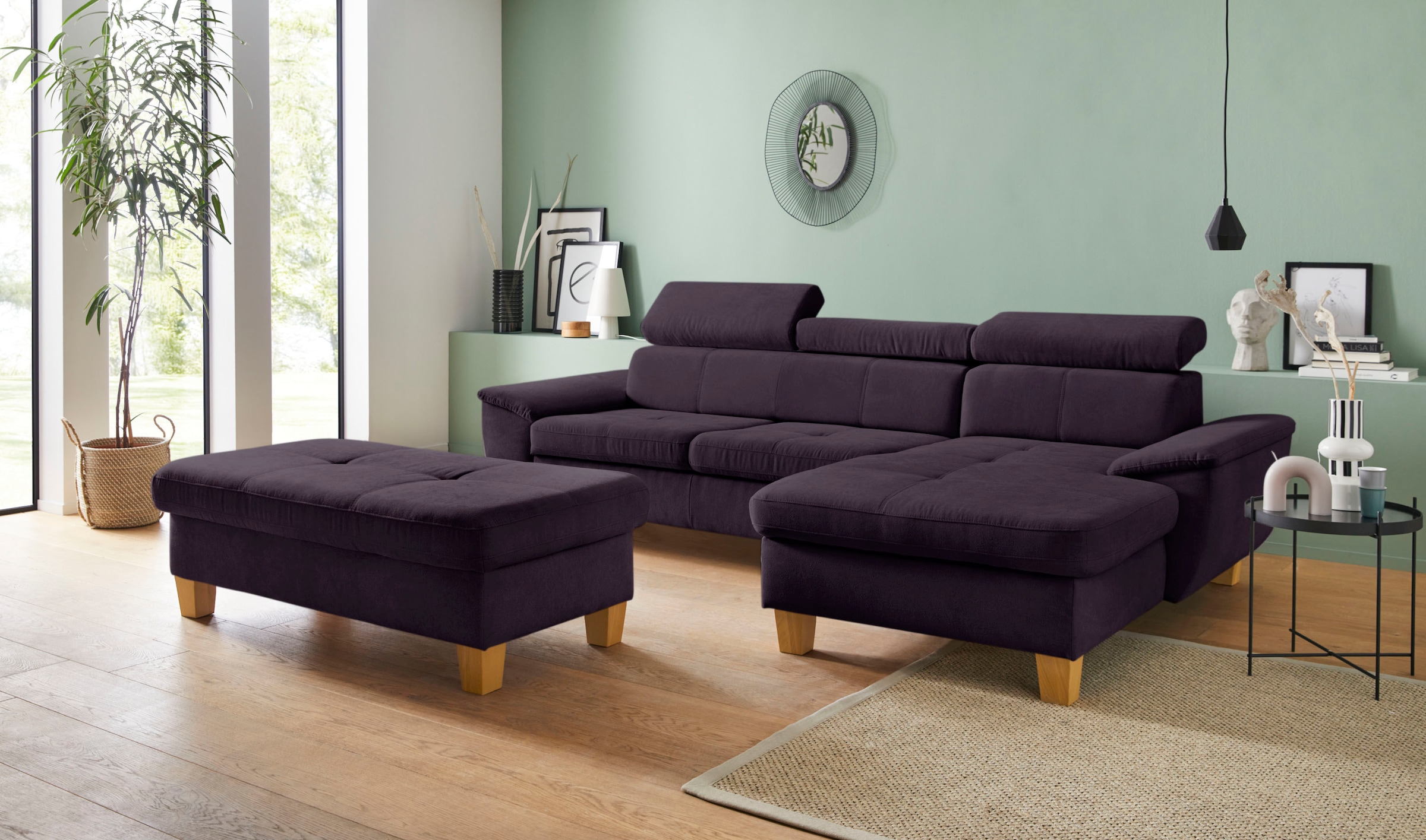 exxpo - sofa fashion Hocker »Enya Bankhocker mit Staufach unter der Sitzfläche« schöne Detailverarbeitung