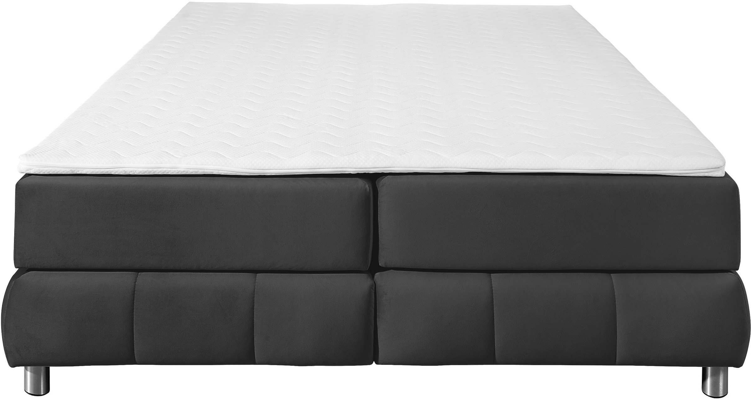 andas Boxspringbett »Salo«, Ohne Kopfteil, inkl. Topper, auch in Überlänge 220 cm