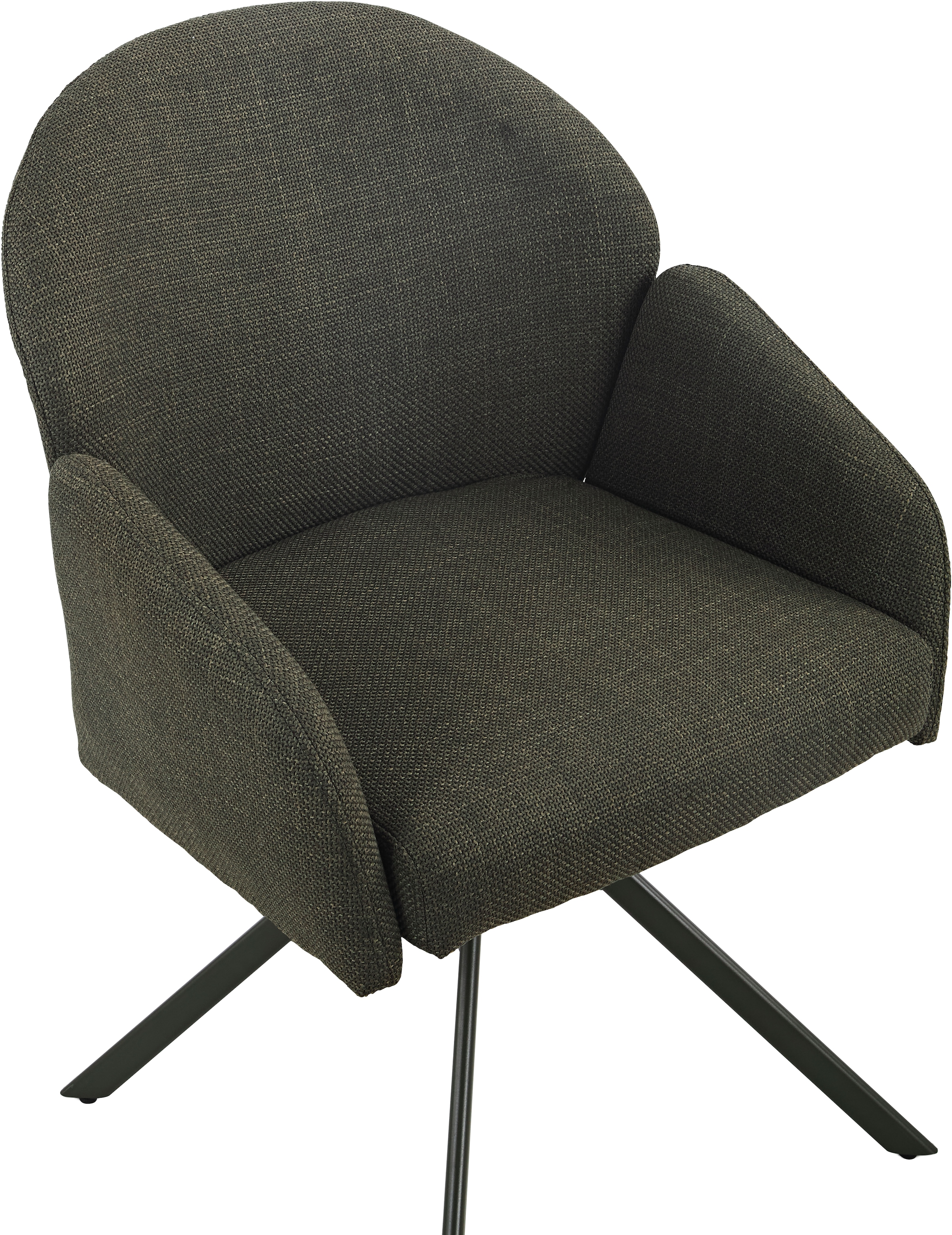 HELA Armlehnstuhl »HOLLY« (Set) 1 Stk.360° drehbar, Armlehnen, Gestell angepasst, Swing Back Komfortrücken