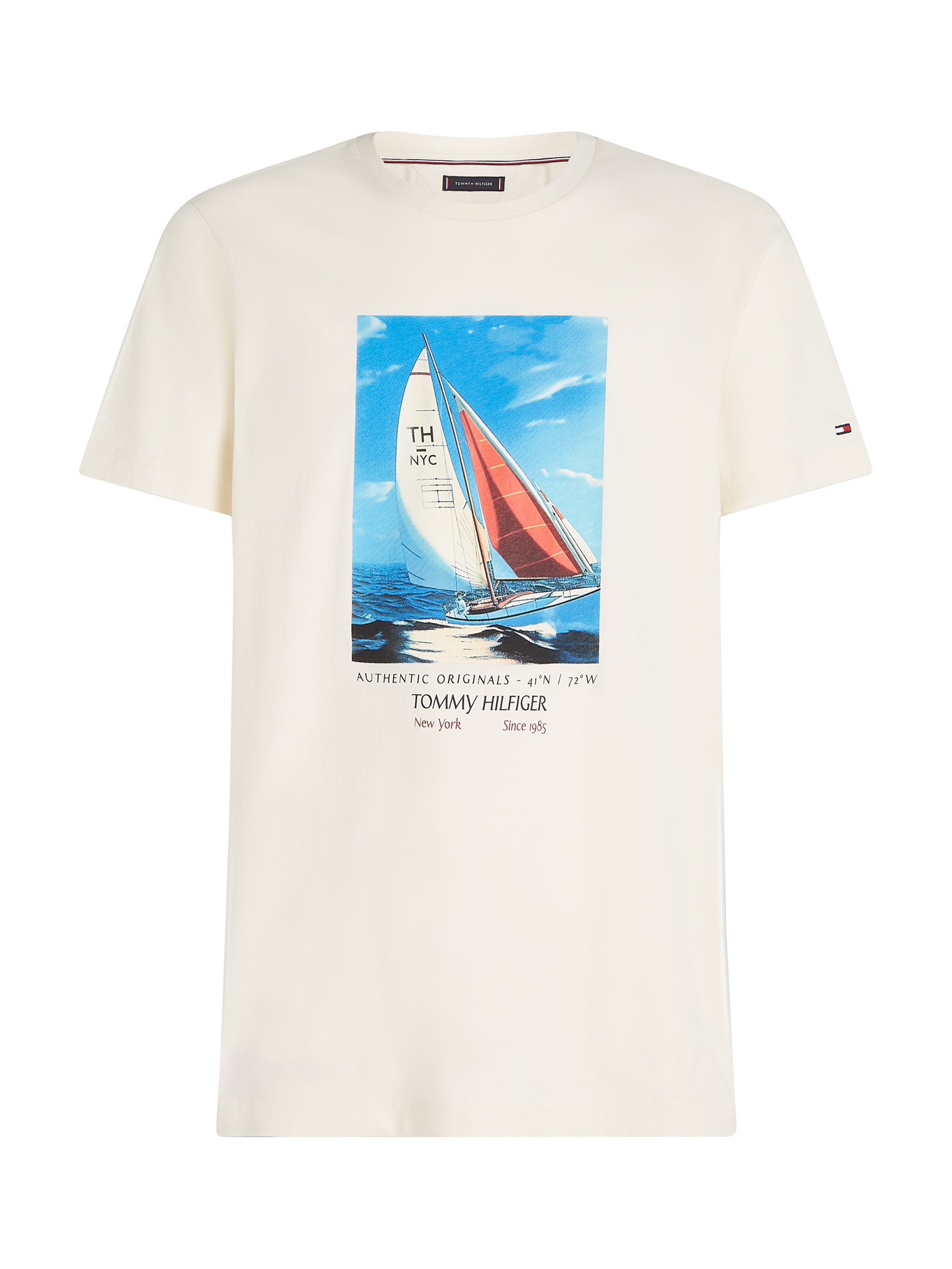 Tommy Hilfiger T-Shirt »HILFIGER COLOR PHOTO PRINT TEE«, mit modischem Print