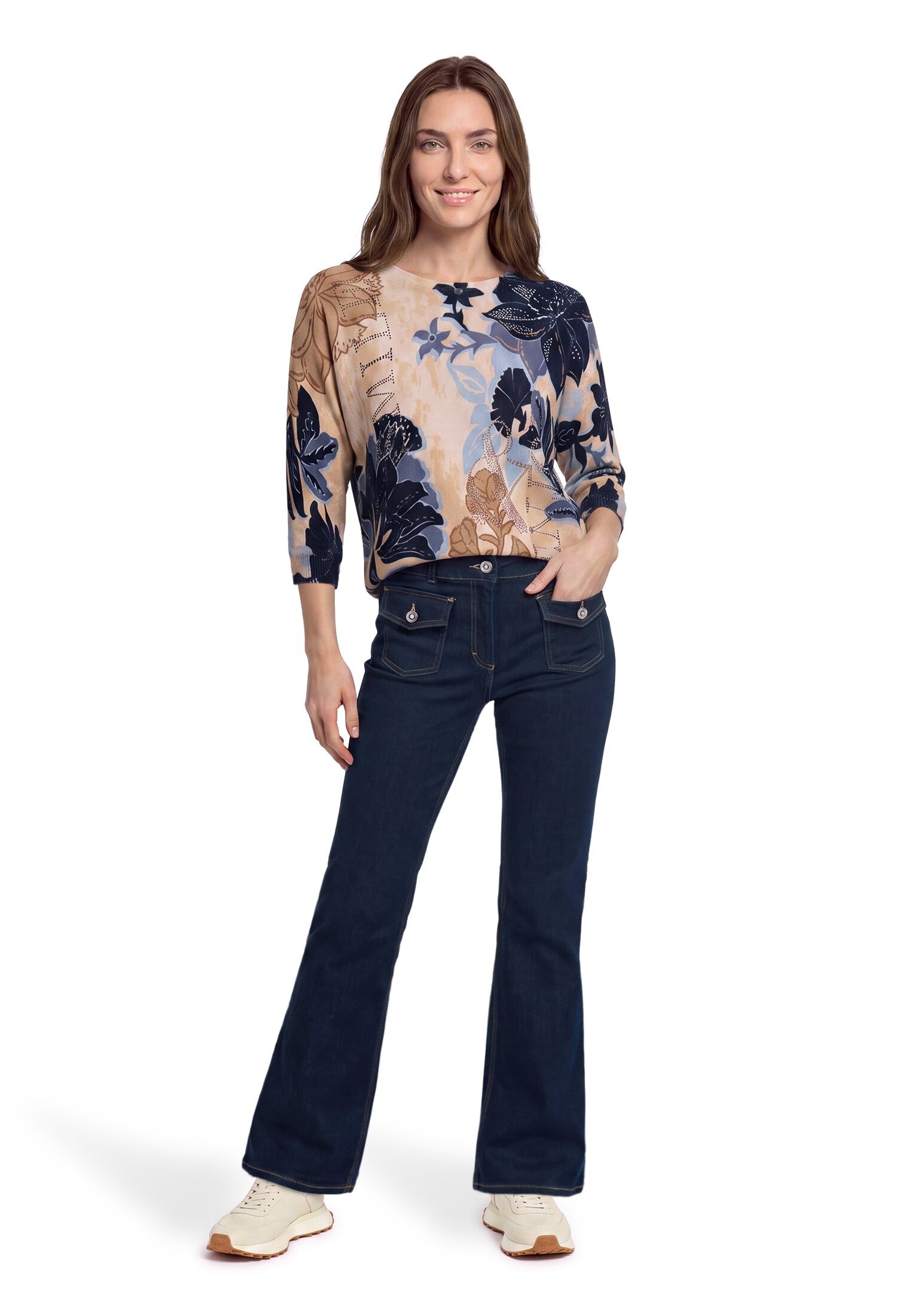 Betty Barclay Bootcuthose »Flared Cut-Jeans mit aufgesetzten Taschen«