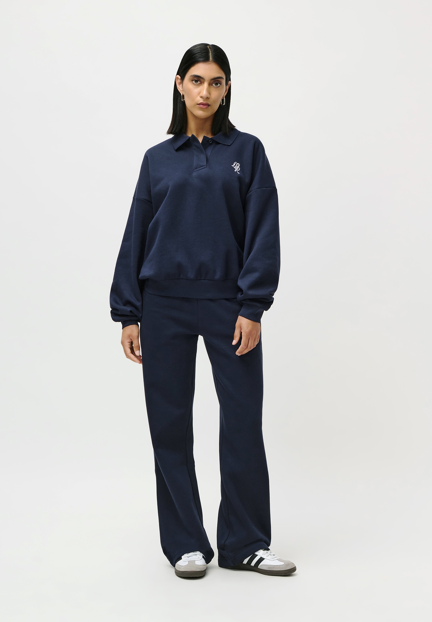 LeGer Sweatshirt »Enola, LeGer by Lena Gercke«, kontrastfarbene Stickerei