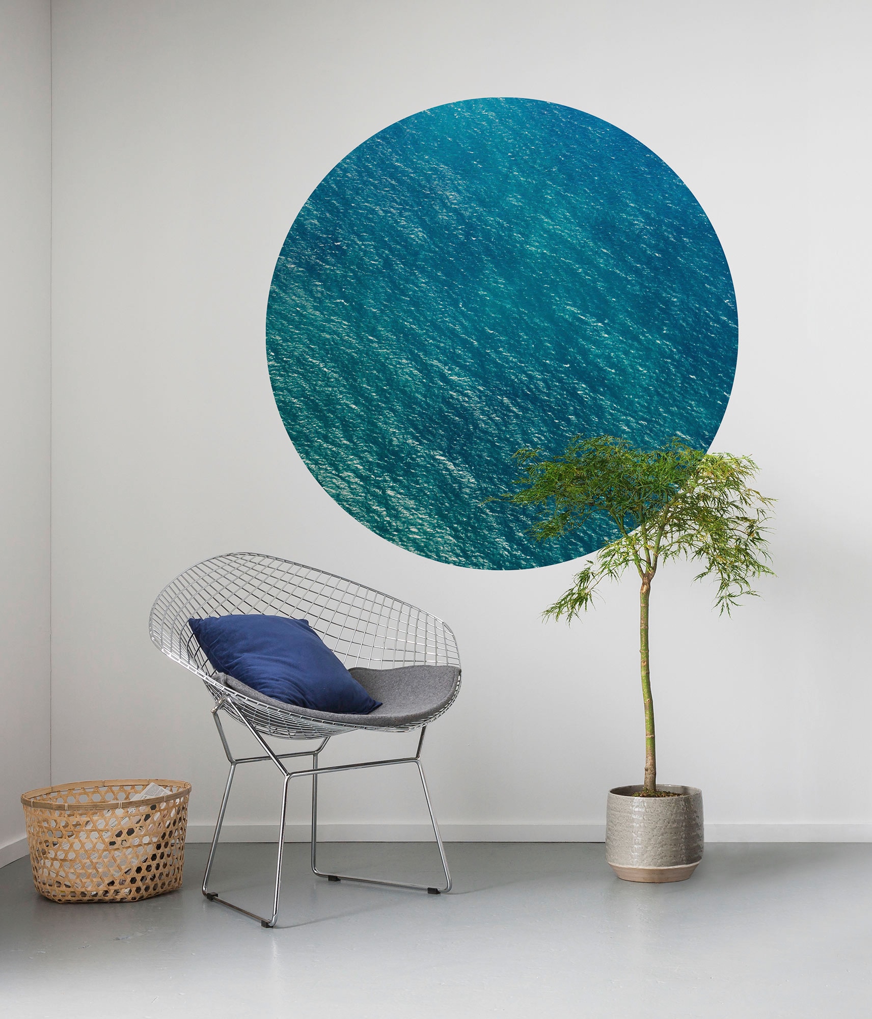 Komar Fototapete »Vlies selbstklebend - Calm - Größe 125 x 125 cm«, bedruckt, Wohnzimmer, Schlafzimmer