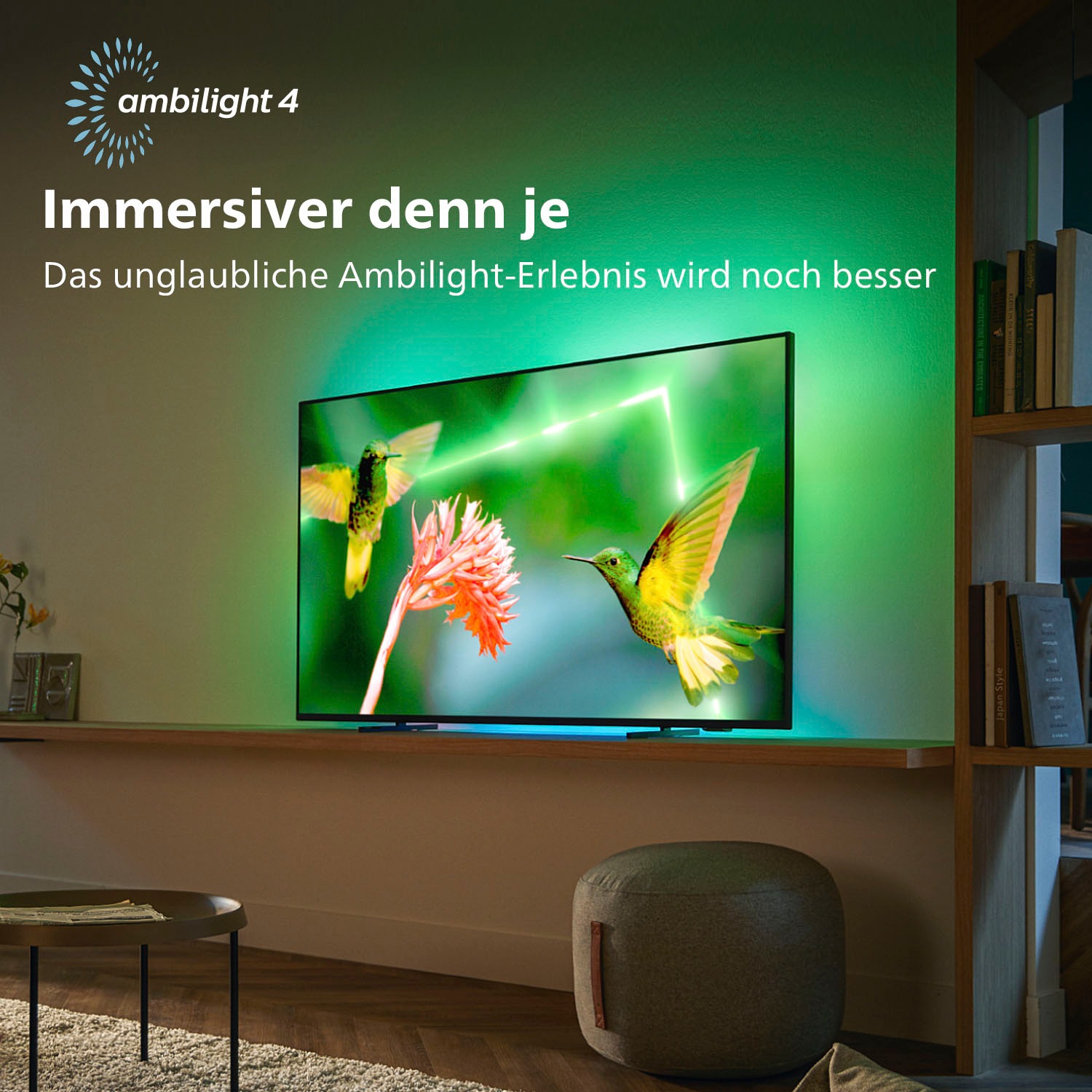 Philips LED-Fernseher »55PML9507/12«, 4K Ultra HD, Android TV-Smart-TV