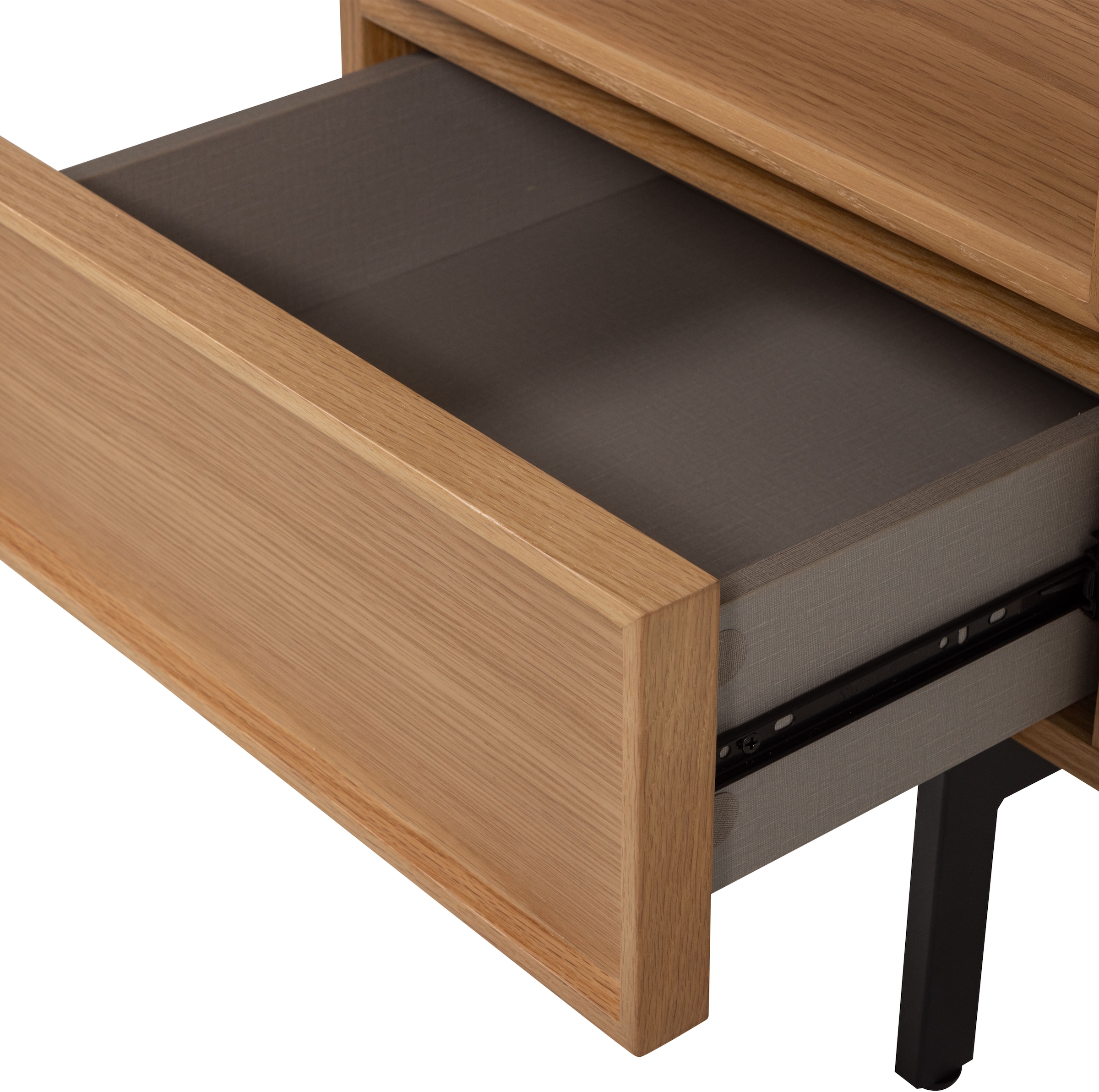 WOOOD Nachtkommode »Tours mit kompakter Ausführung und Melamin-MDF B 45 x T 42 x H 51 cm« Tragkraft Deckplatte 50 kg, kratz- und hitzebeständig