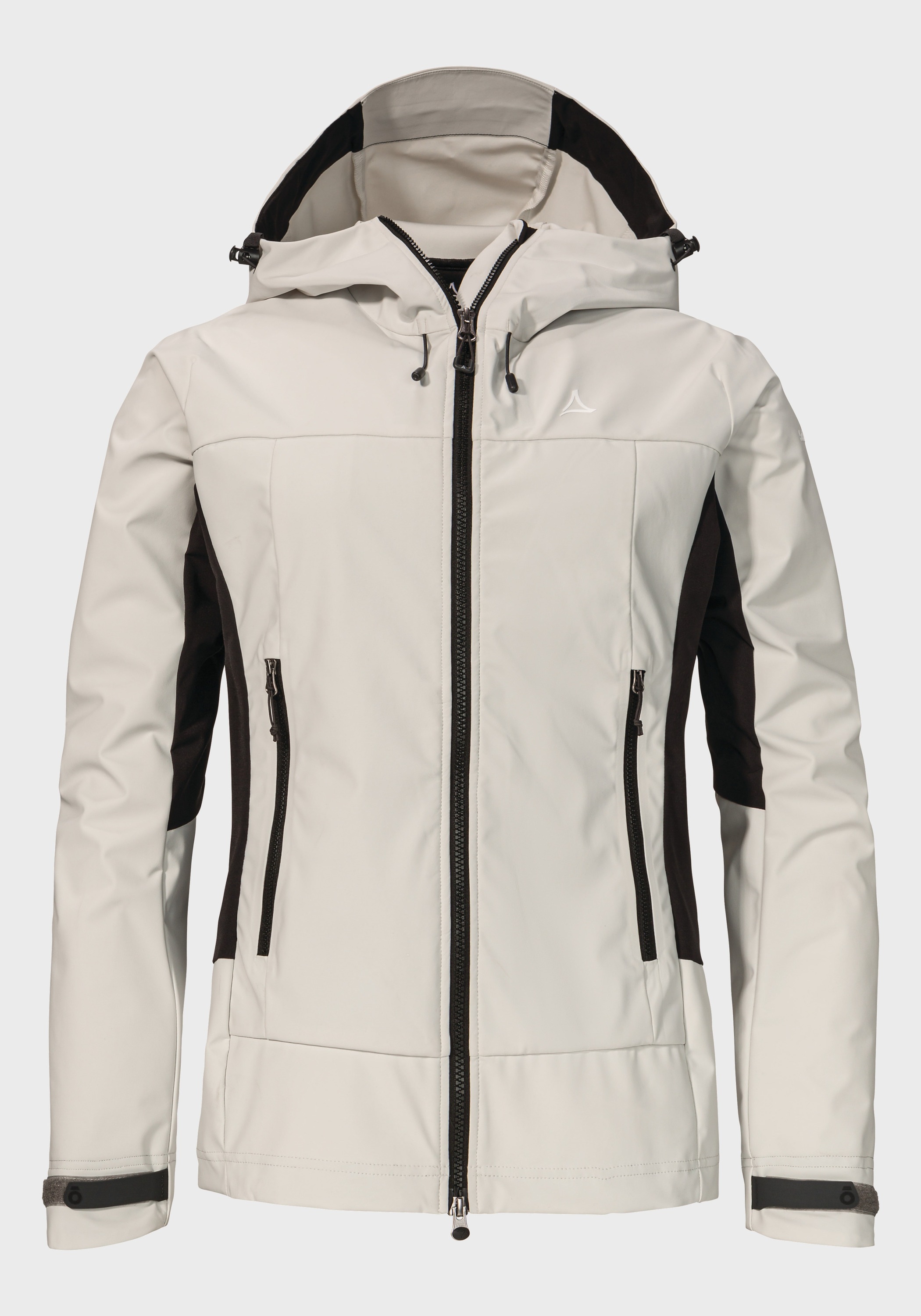 Schöffel Outdoorjacke »Mountain Softshell Jk Style Blaueis WMS«, mit Kapuze