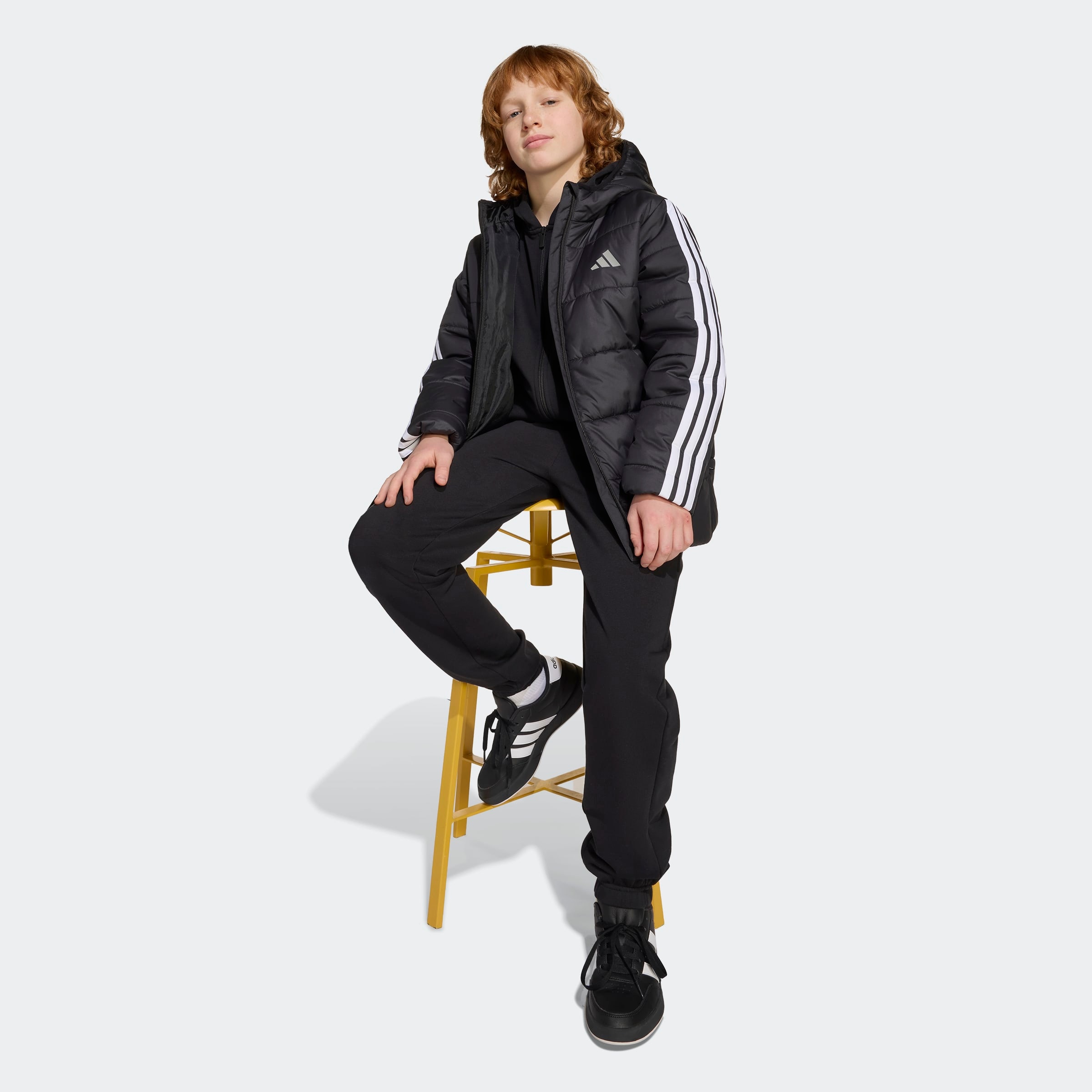 adidas Sportswear Winterjacke »ESSENTIALS 3-STREIFEN GEFÜTTERTE«