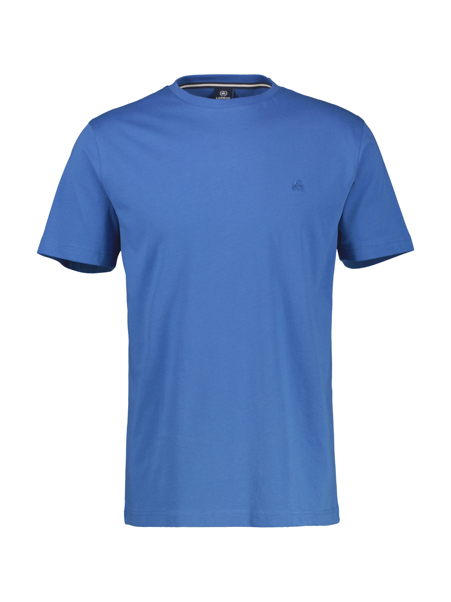 LERROS Kurzarmshirt, mit Logostickerei auf der Brust