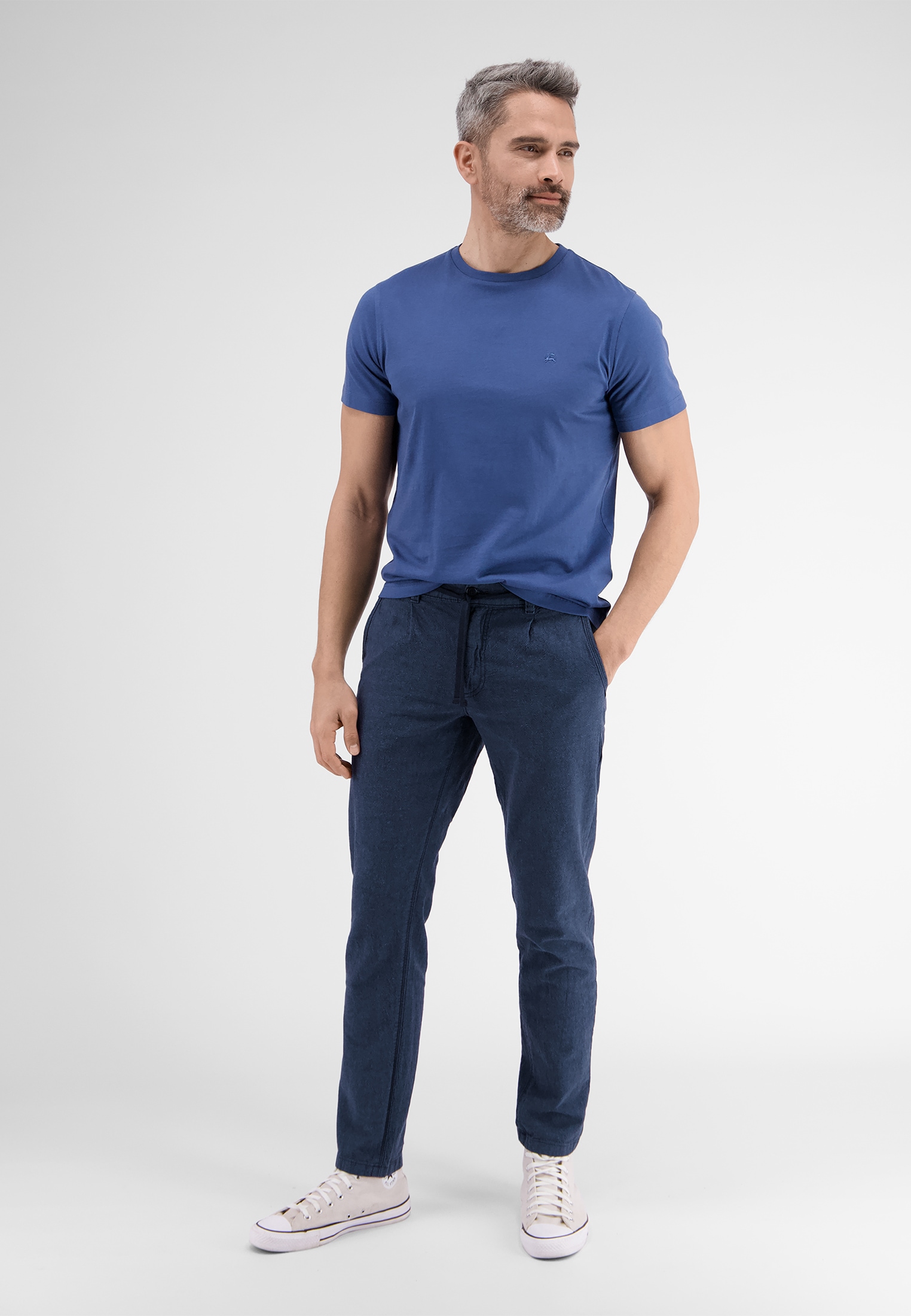 LERROS Chinohose »LERROS Chino in leichter Leinen«