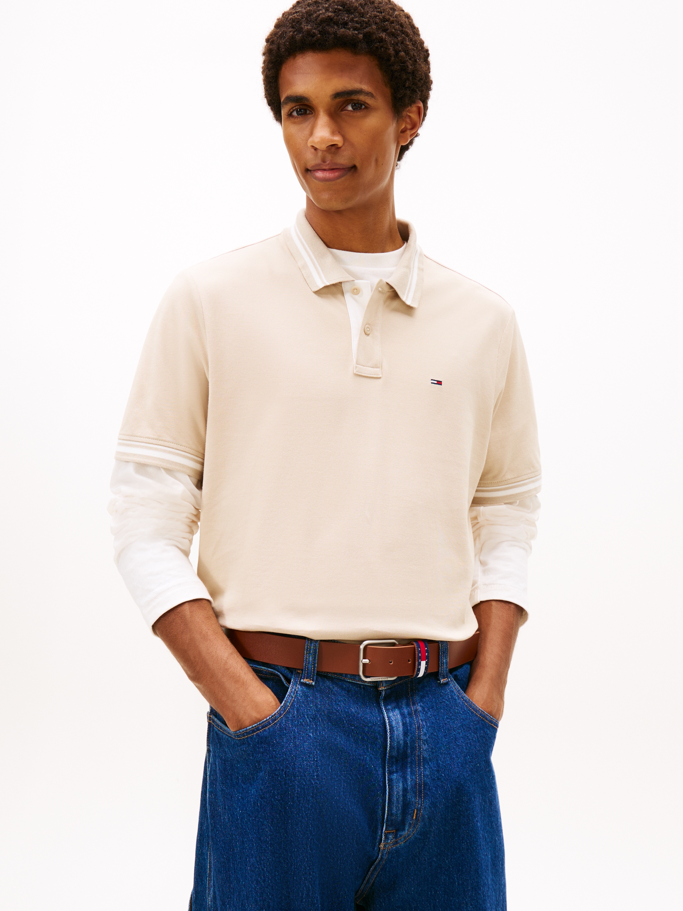 Tommy Jeans Poloshirt »TJM REG TIPPED POLO EXT« Mit Rundhalsausschnitt