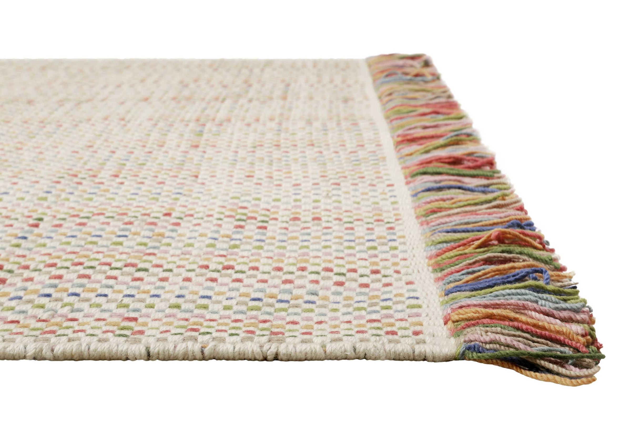 SMART KIDS Teppich »TJORVEN handmade« rechteckig 6 mm Höhe Wollteppich, kurzflor, handgewebt, Kinderzimmer, natürlich