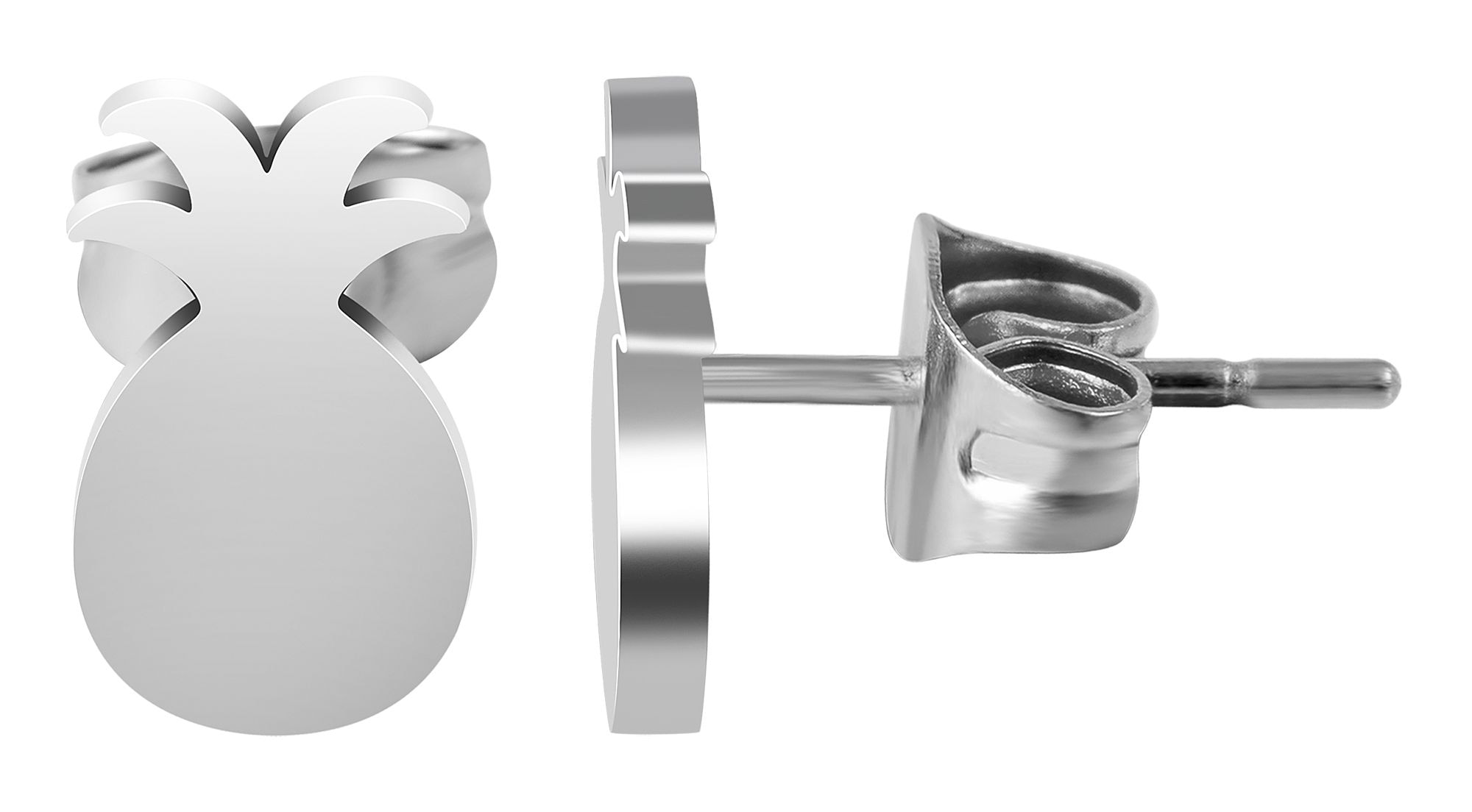 Adelia´s Paar Ohrstecker »Unisex Ohrringe ¿ Ohrstecker aus Edelstahl«