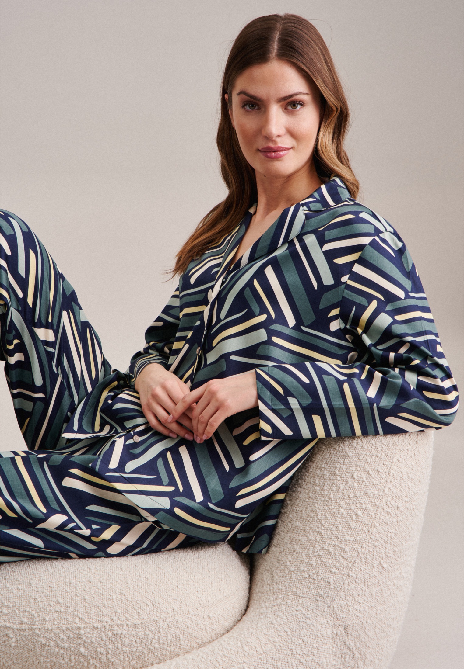 seidensticker Pyjama »Schwarze Rose«