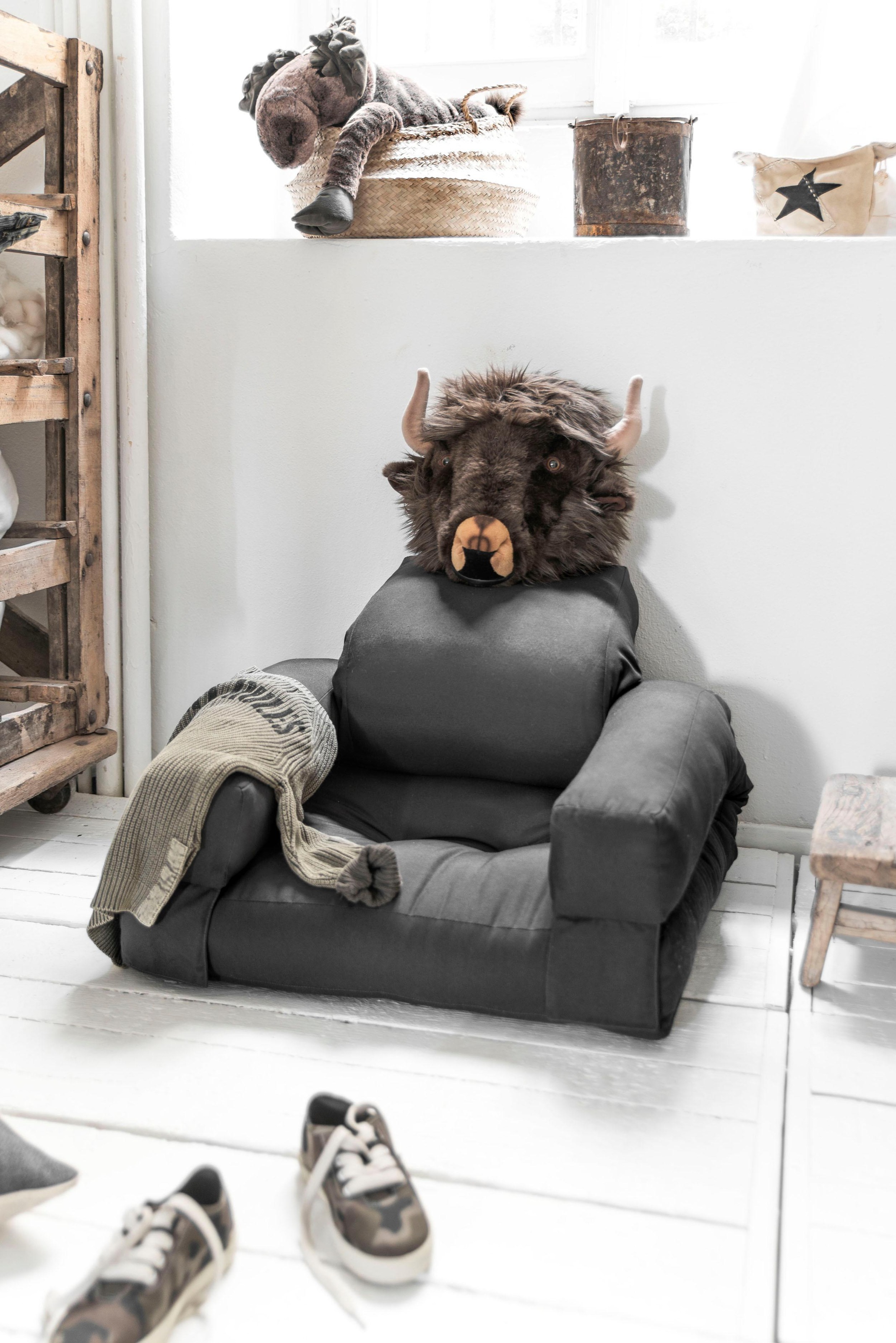 Karup Design Sessel »Mini Hippo - bequemer & hochwertiger Futonsessel mit Schlaffunktion«