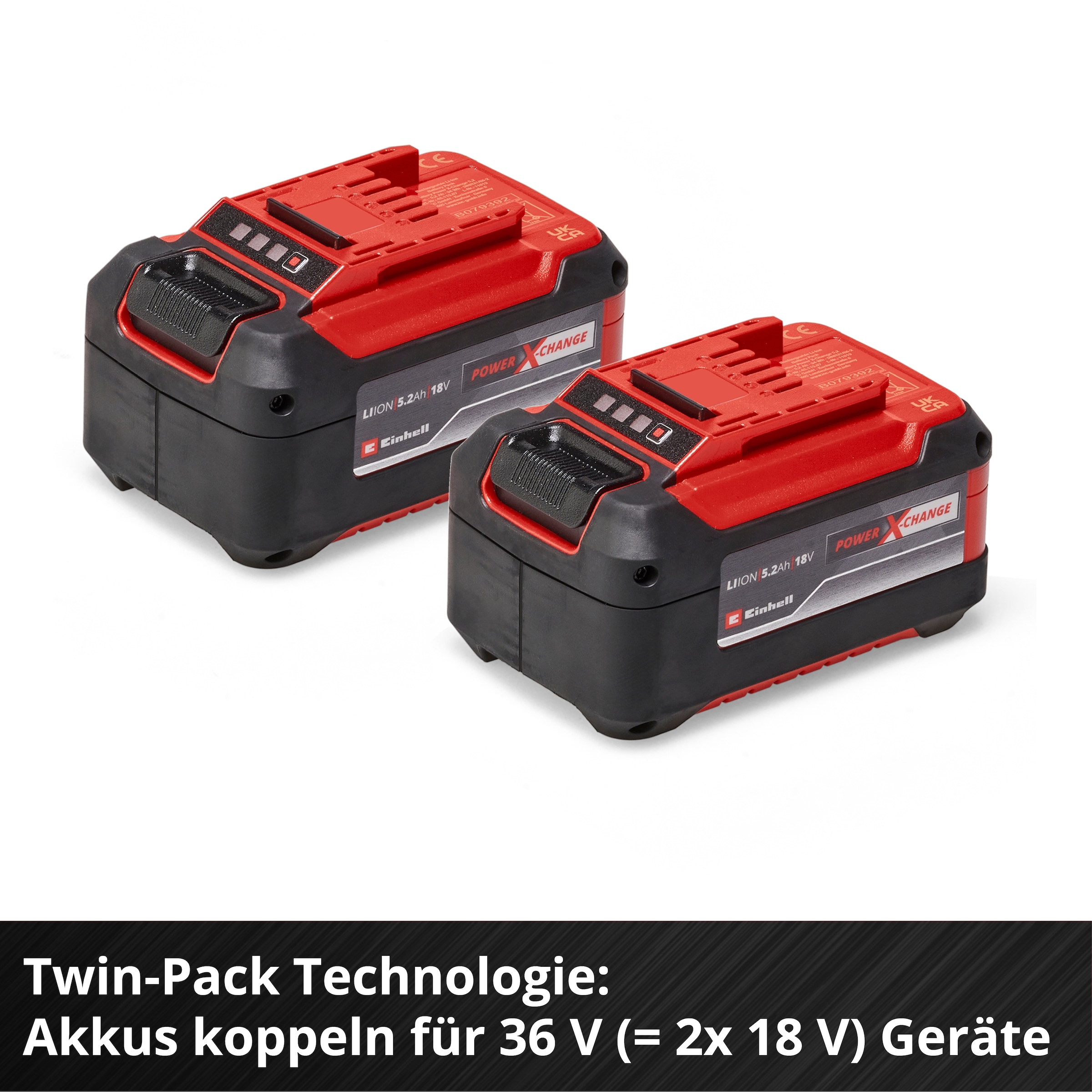 Einhell Akku »»PXC-Twinpack««, 18 V, 5,2 Ah