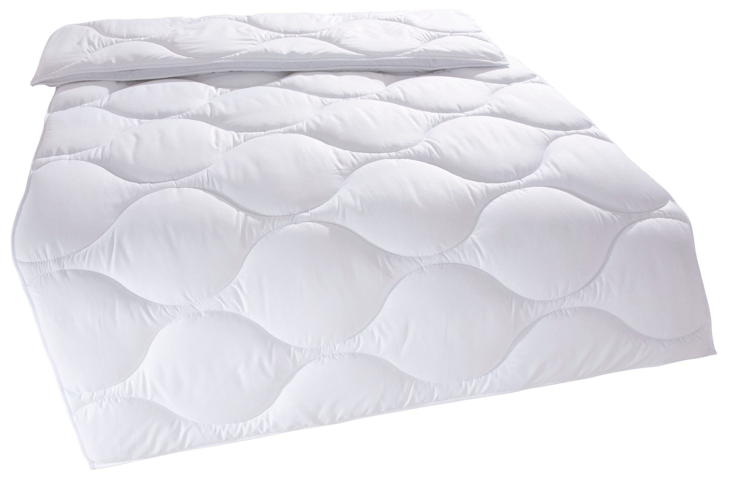 Home affaire Microfaserbettdecke »Angly, Bettdecke 135x200 cm und 155x220 cm«, 4-Jahreszeiten, Füllung Polyester, Bezug Polyester, (1 St.), Bettdecken, Sommer, Winter, Decke, Allergiker geeignet (Hausstaub)