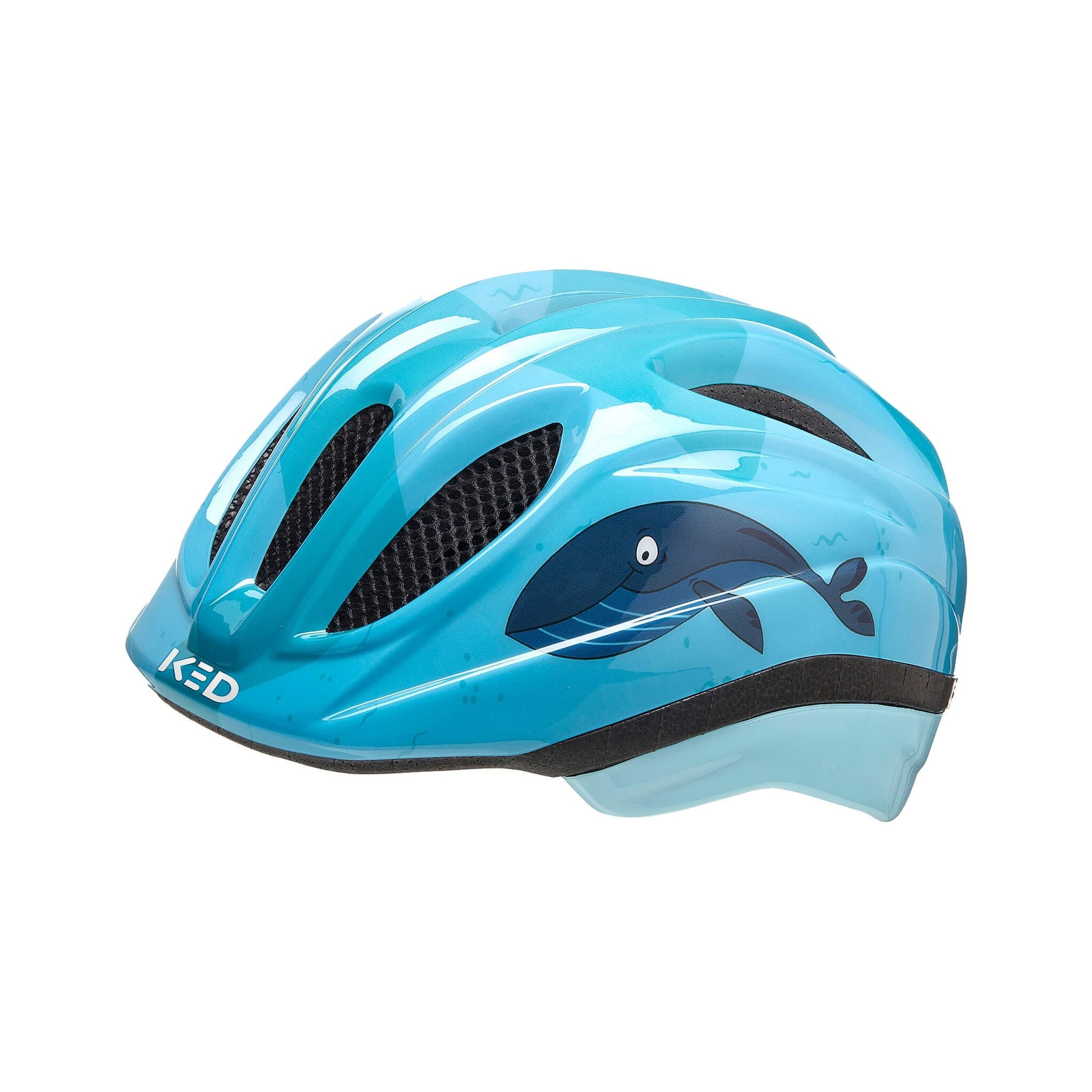 KED Helmsysteme Kinderfahrradhelm »Kinderhelm MEGGY II TREND, WHALE GLOSSY«